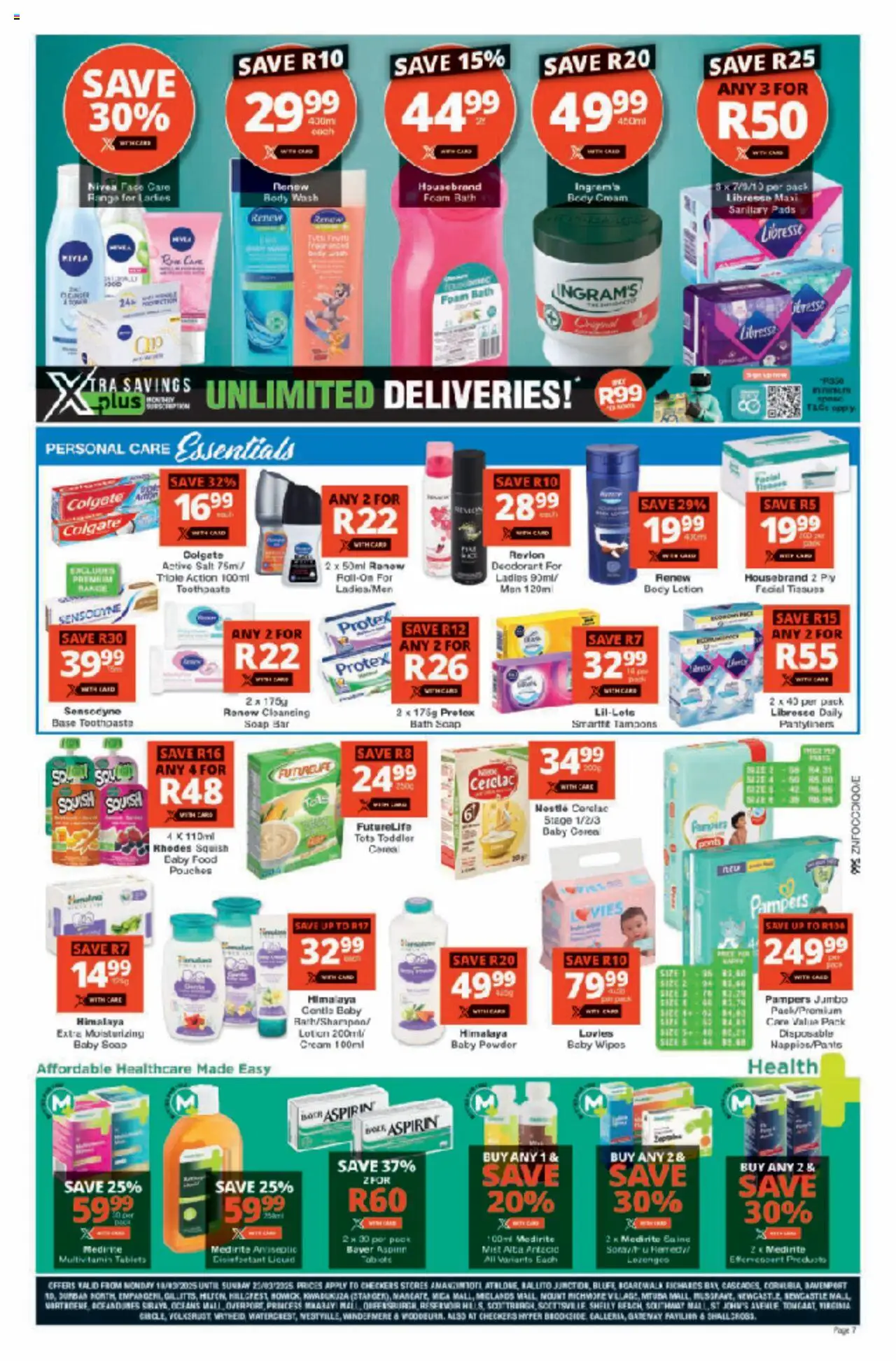Checkers Specials 10/03 - 23/03/2025 >> Catalogue - page 7
