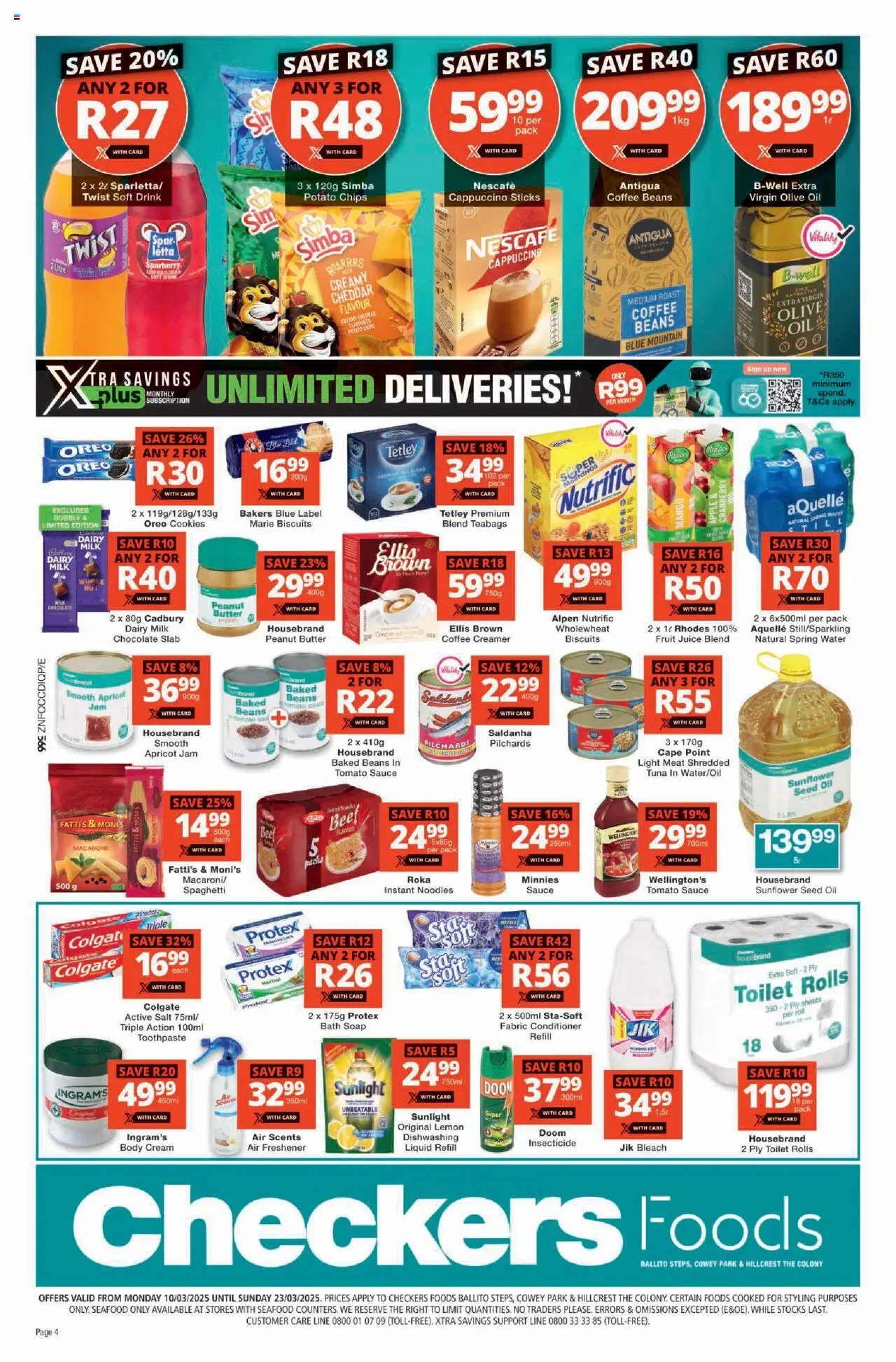 Checkers KwaZulu-Natal - Foods March Mid-Month Promotion 10/03 - 23/03/2025 >> Catalogue - page 4