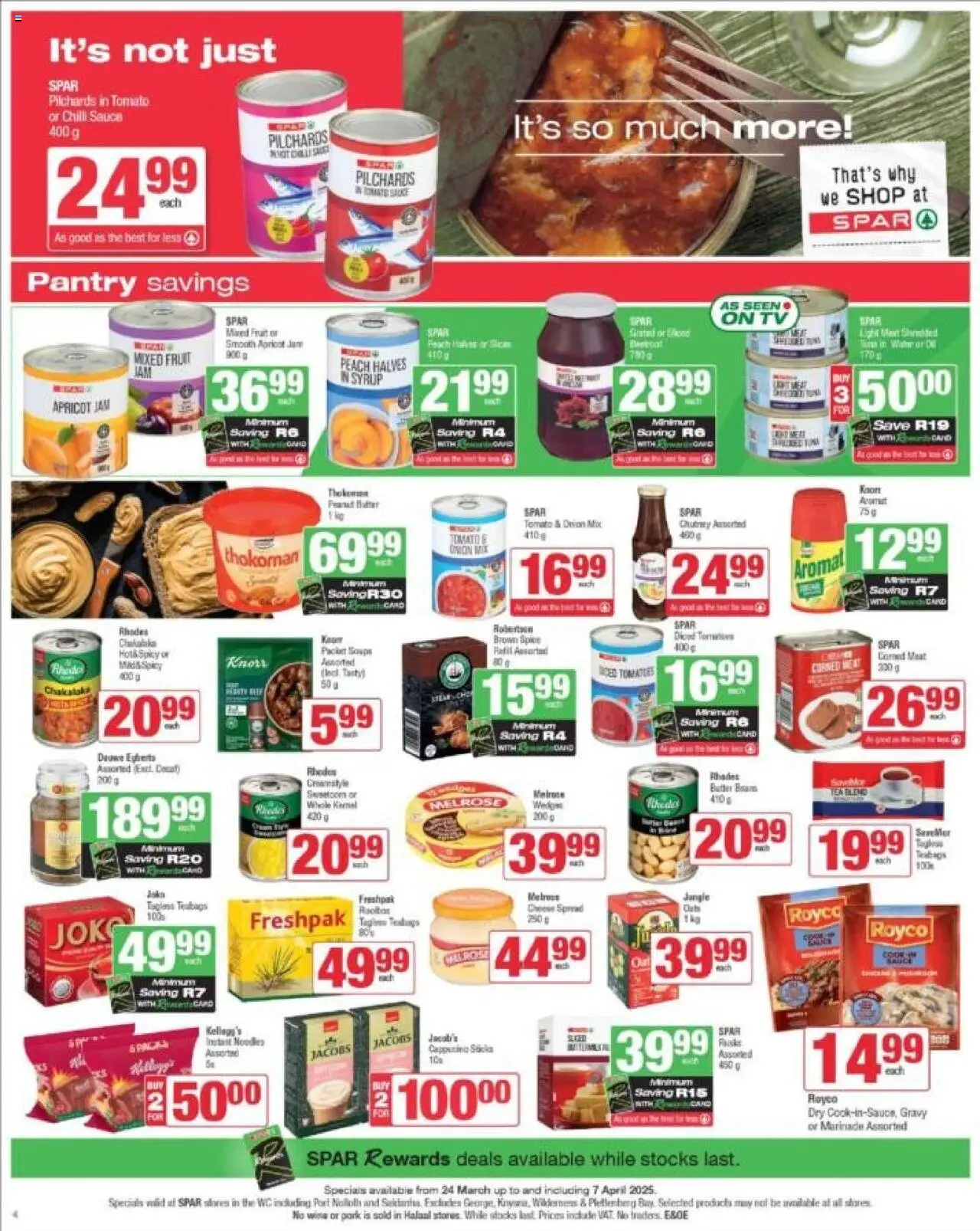Spar Western Cape - Store Specials from 24/03 - 07/04/2025 > Promotions - page 4