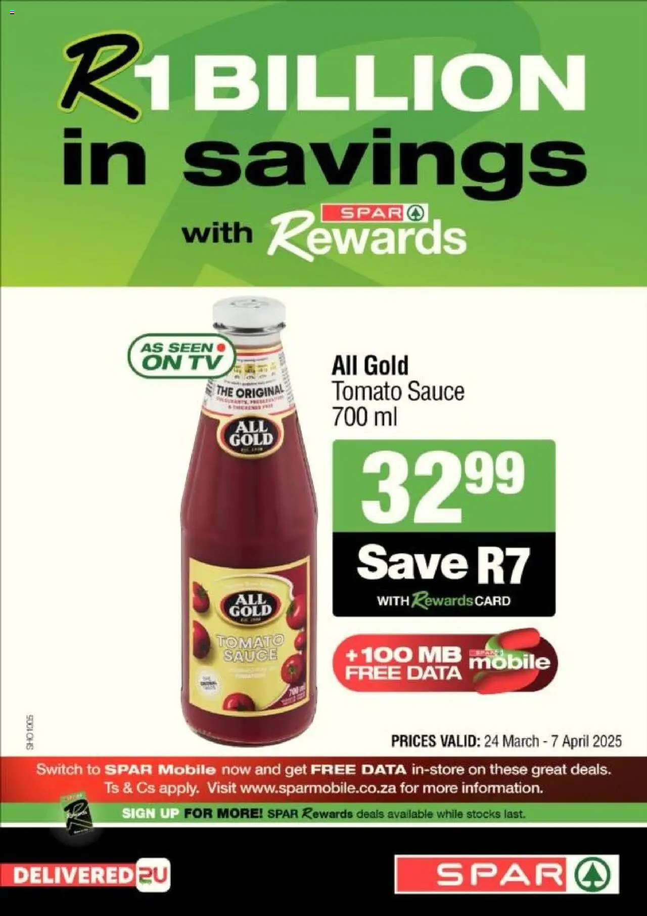 Spar Specials from 24/03 - 07/04/2025 > Promotions - page 3