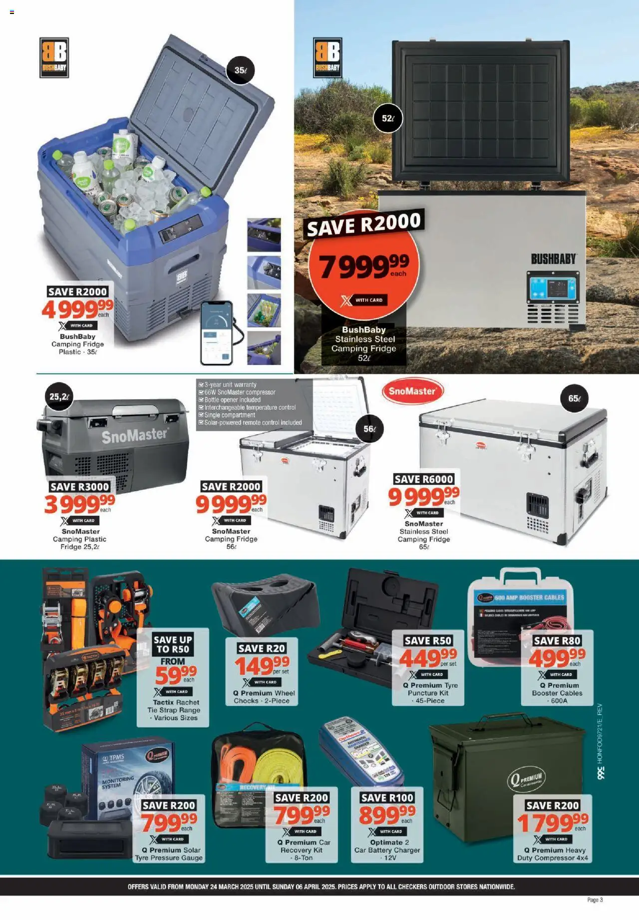 Checkers Outdoor March Month-End Promotion 24/03 - 06/04/2025 >> Catalogue - page 3