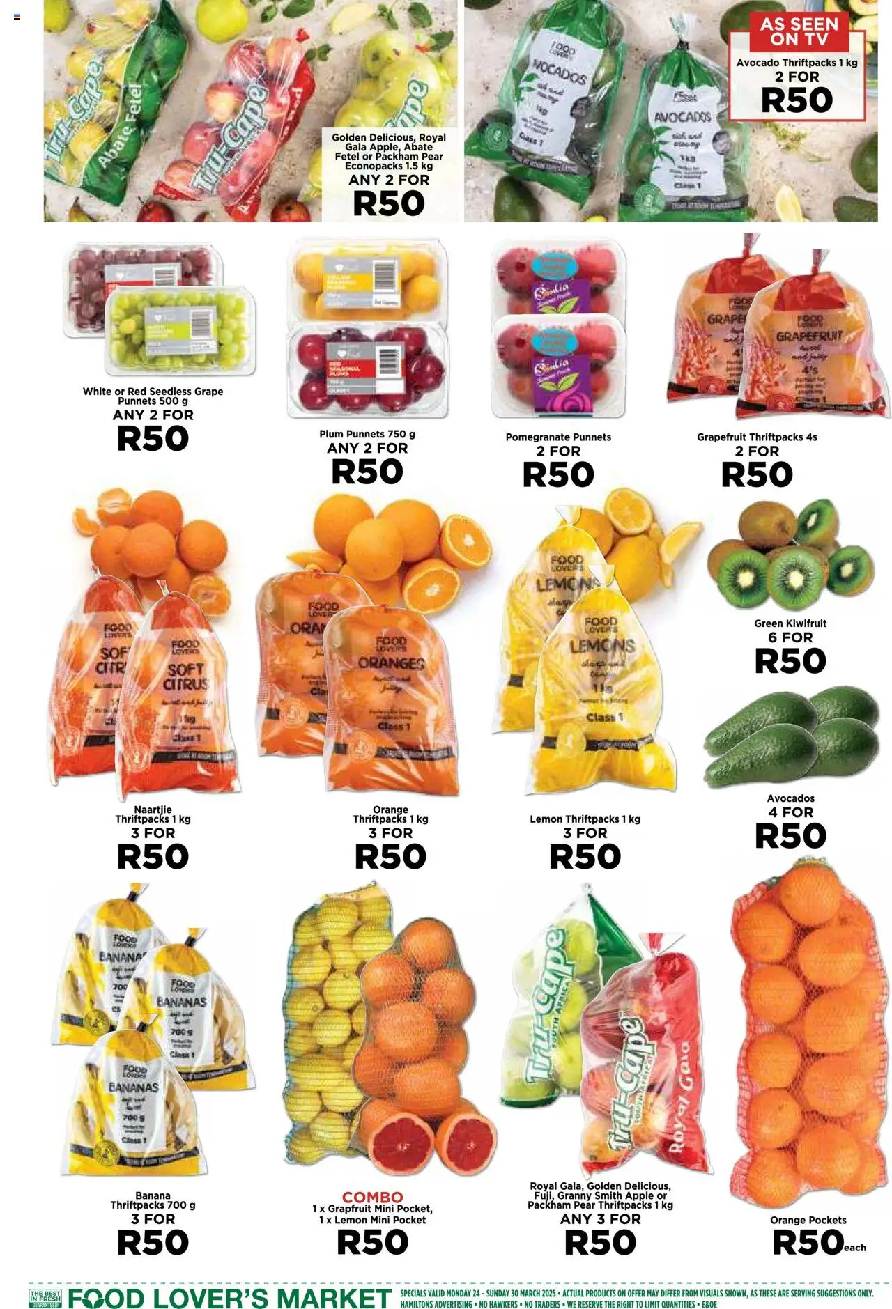 Food Lover's Market KwaZulu-Natal - 50Buck from 24/03 - 30/03/2025 > Promotions - page 3
