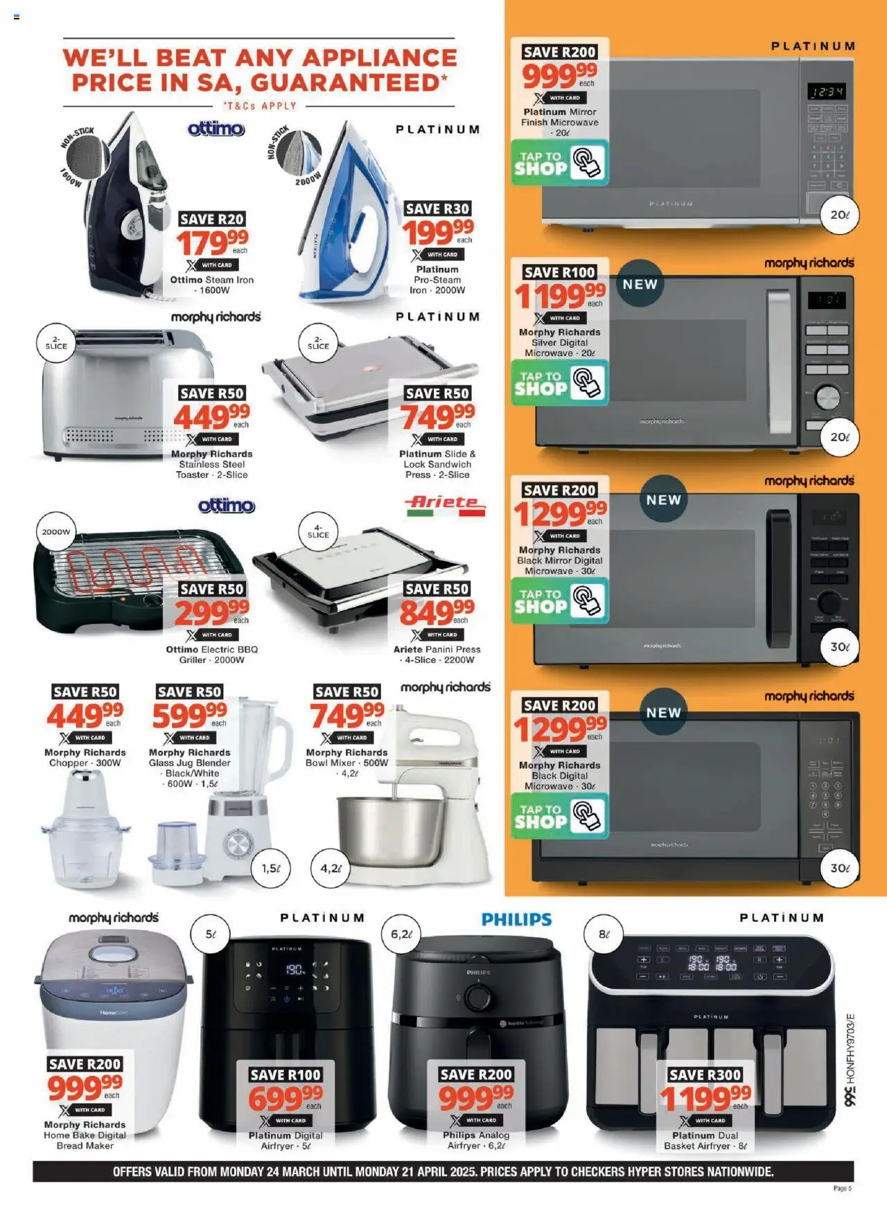 Checkers Specials 24/03 - 21/04/2025 >> Catalogue - page 5