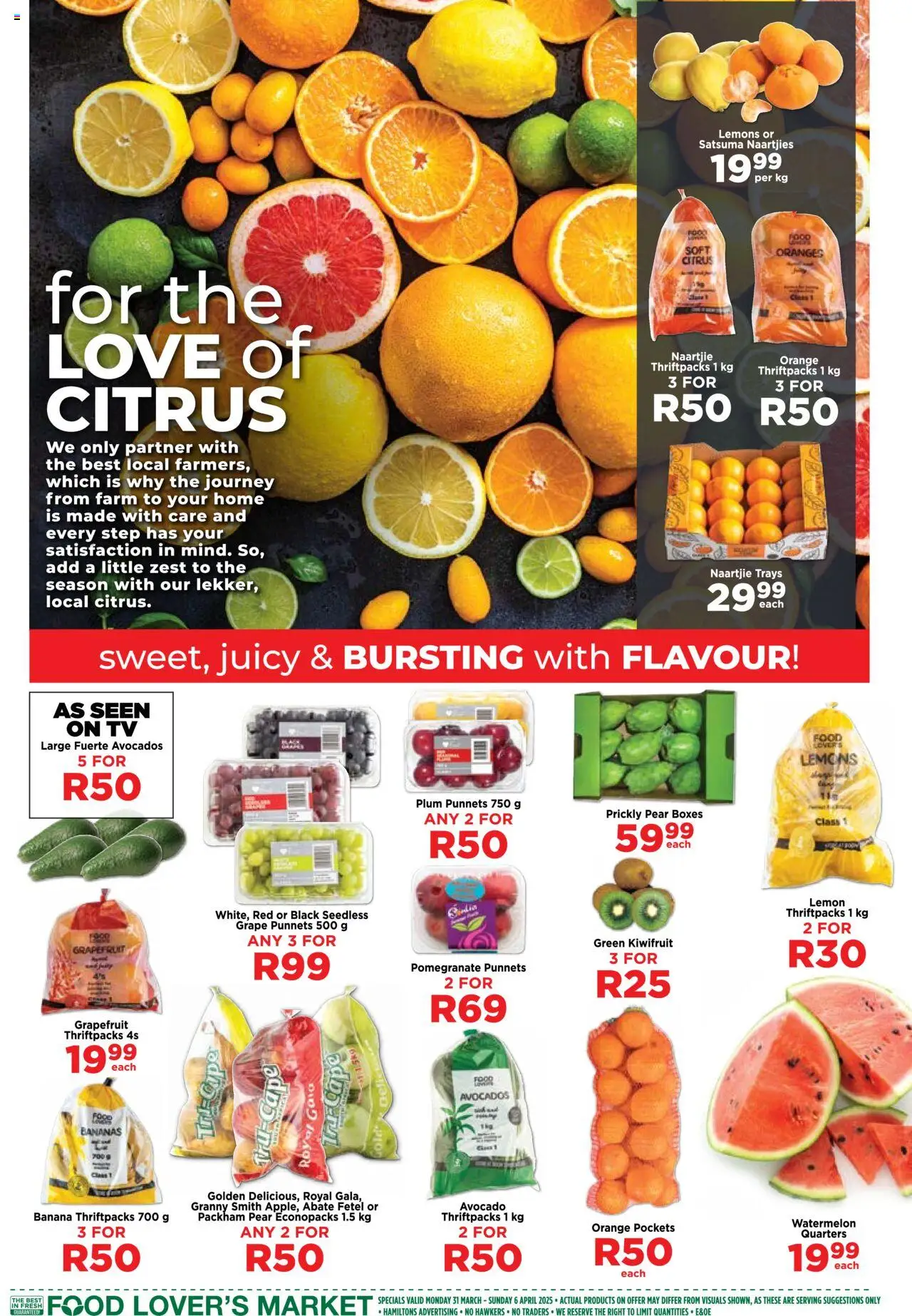 Food Lover's Market Inland Provinces - For The Love of Value from 31/03 - 06/04/2025 > Promotions - page 3