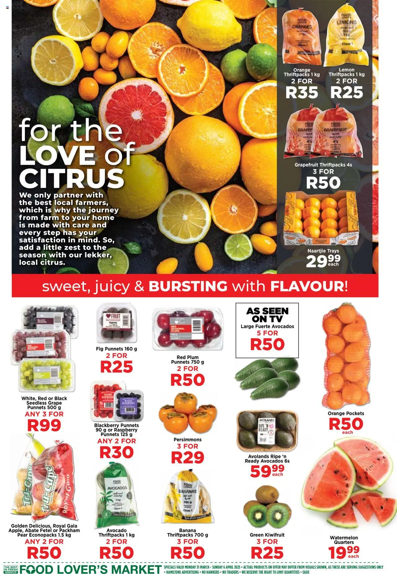 Food Lover's Market Western Cape - For The Love of Value from 31/03 - 06/04/2025 > Promotions - page 3