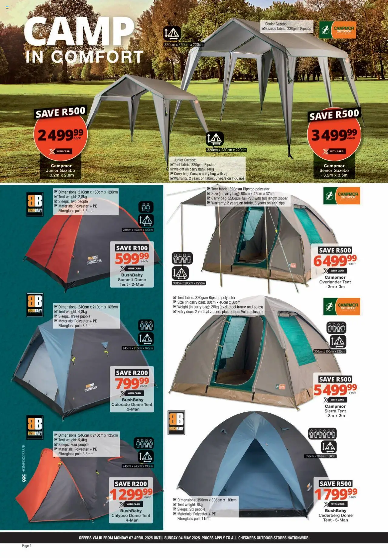 Checkers Outdoor Easter Promotion 07/04 - 04/05/2025 >> Catalogue - page 2