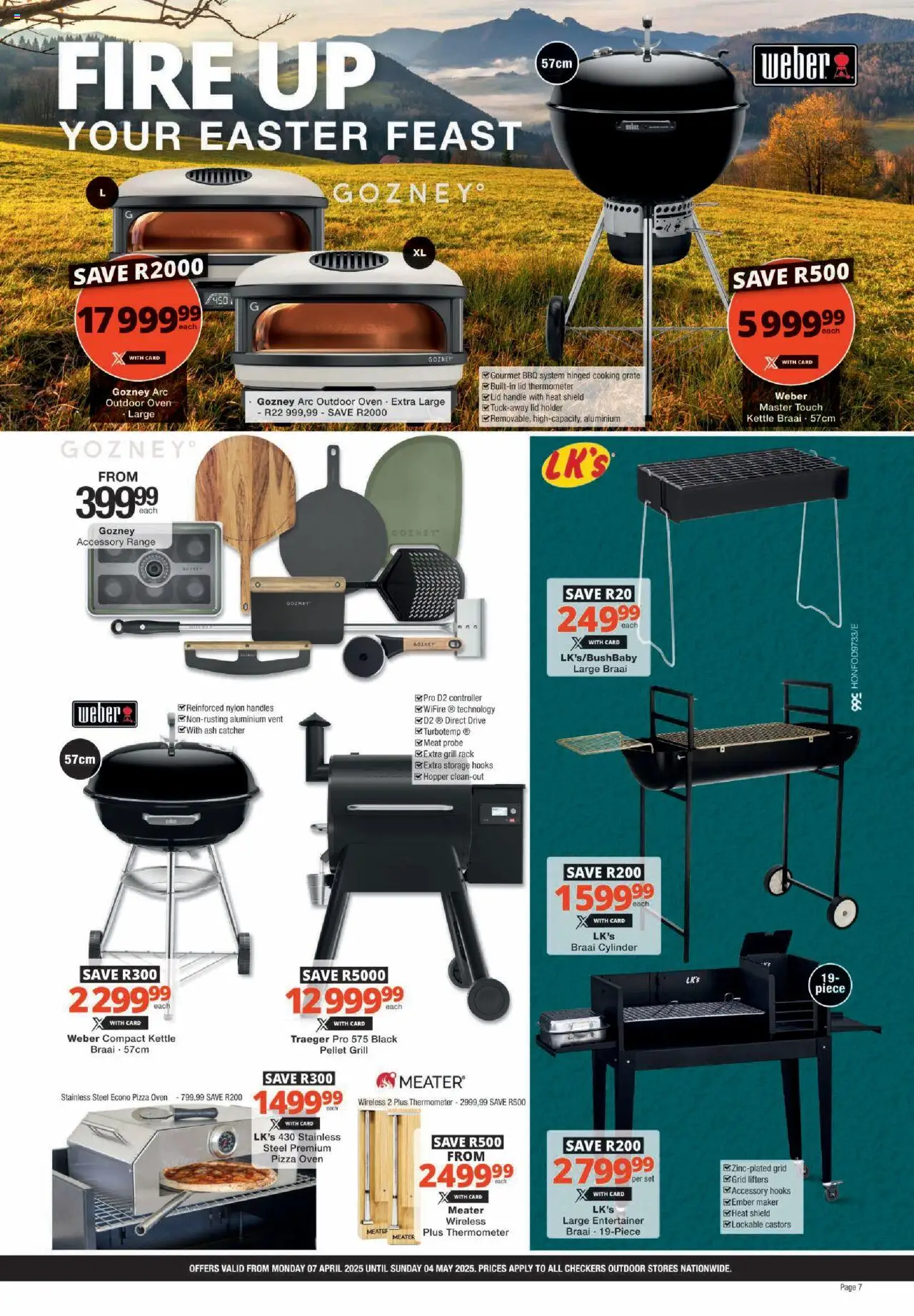 Checkers Outdoor Easter Promotion 07/04 - 04/05/2025 >> Catalogue - page 7