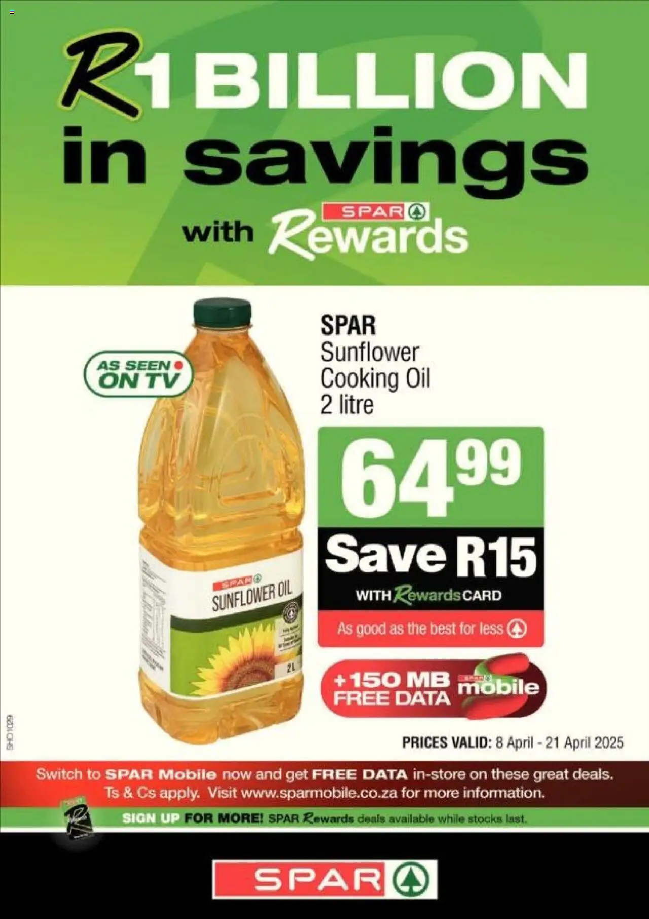 Spar Specials from 08/04 - 21/04/2025 > Promotions - page 4