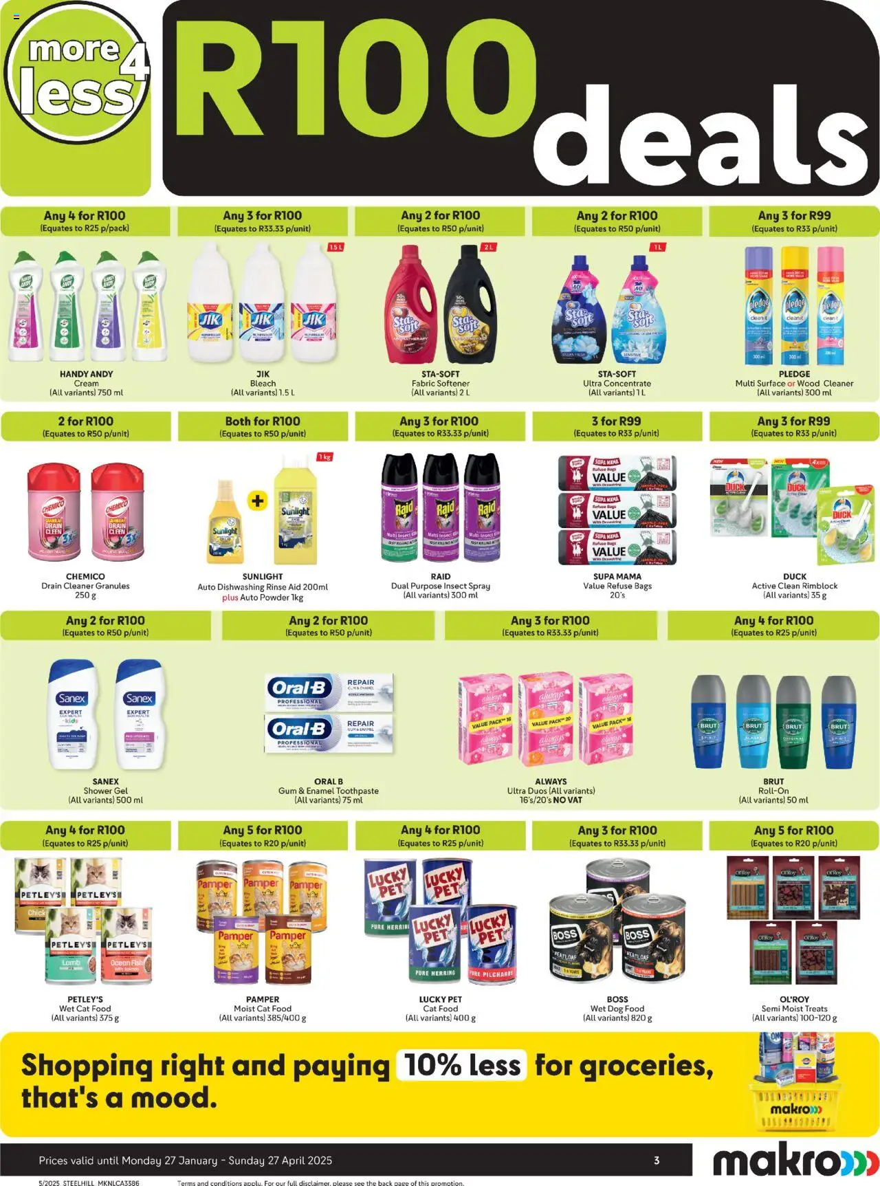 Makro More 4 Less from 27/01 - 27/04/2025 > Promotions - page 3