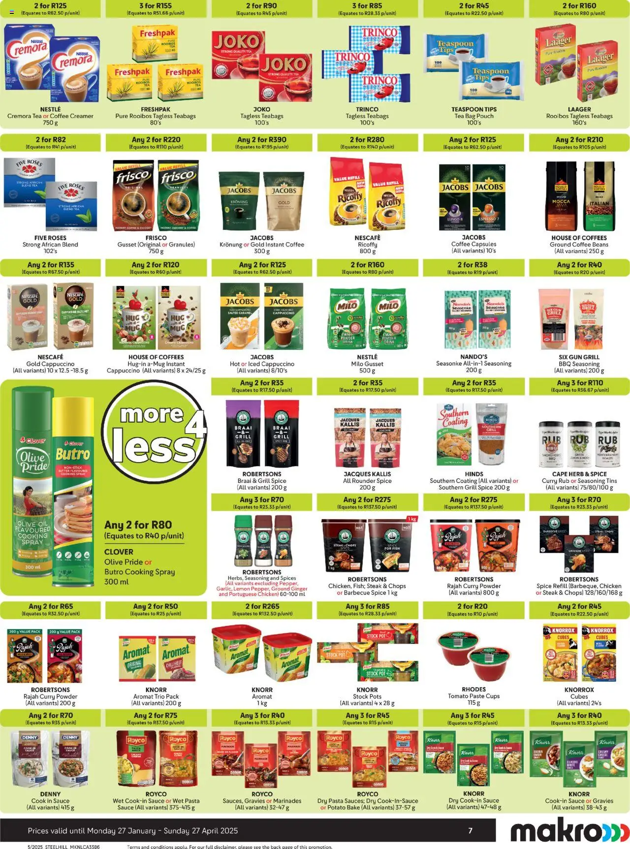 Makro More 4 Less from 27/01 - 27/04/2025 > Promotions - page 7