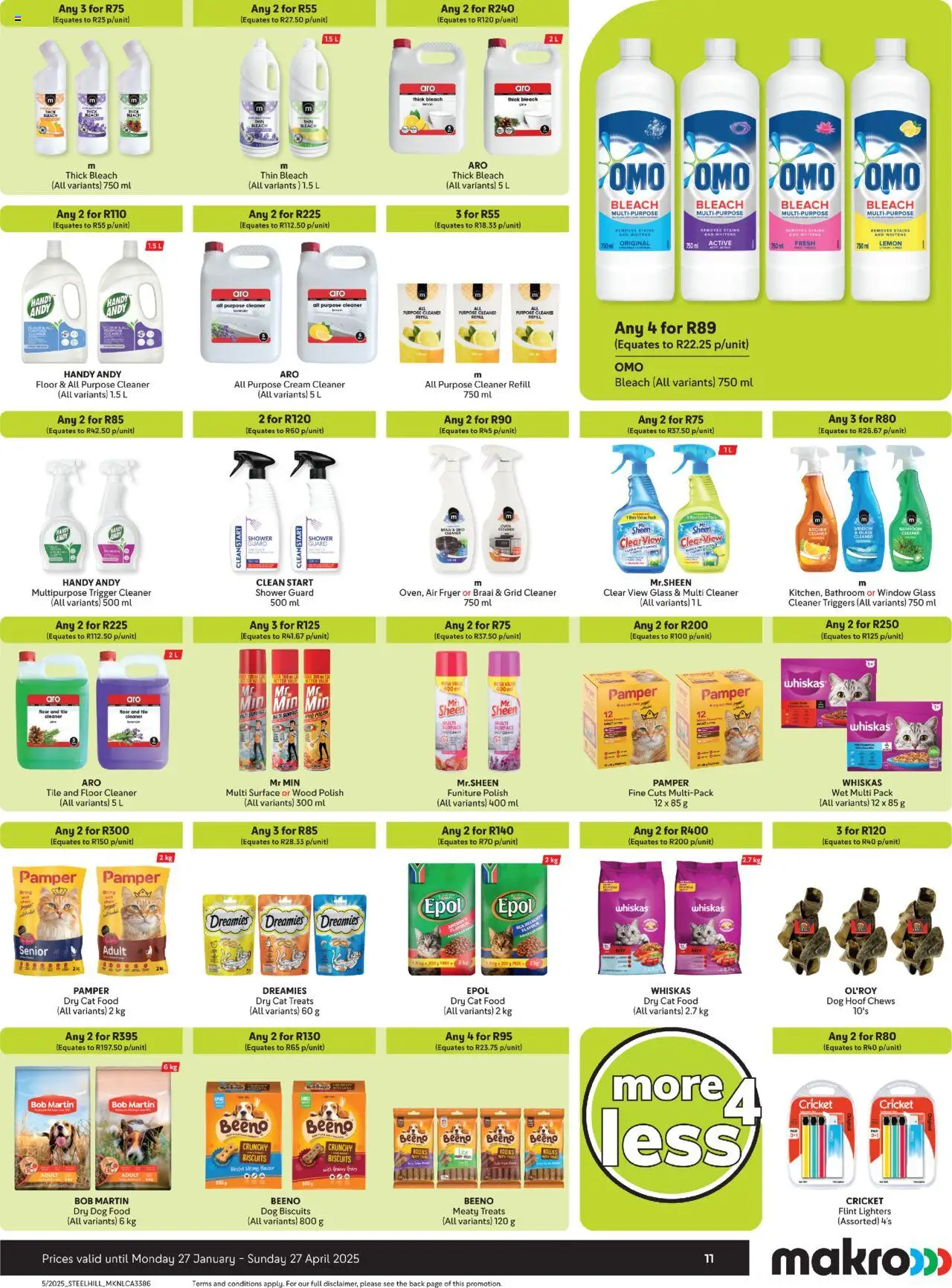 Makro More 4 Less from 27/01 - 27/04/2025 > Promotions - page 11
