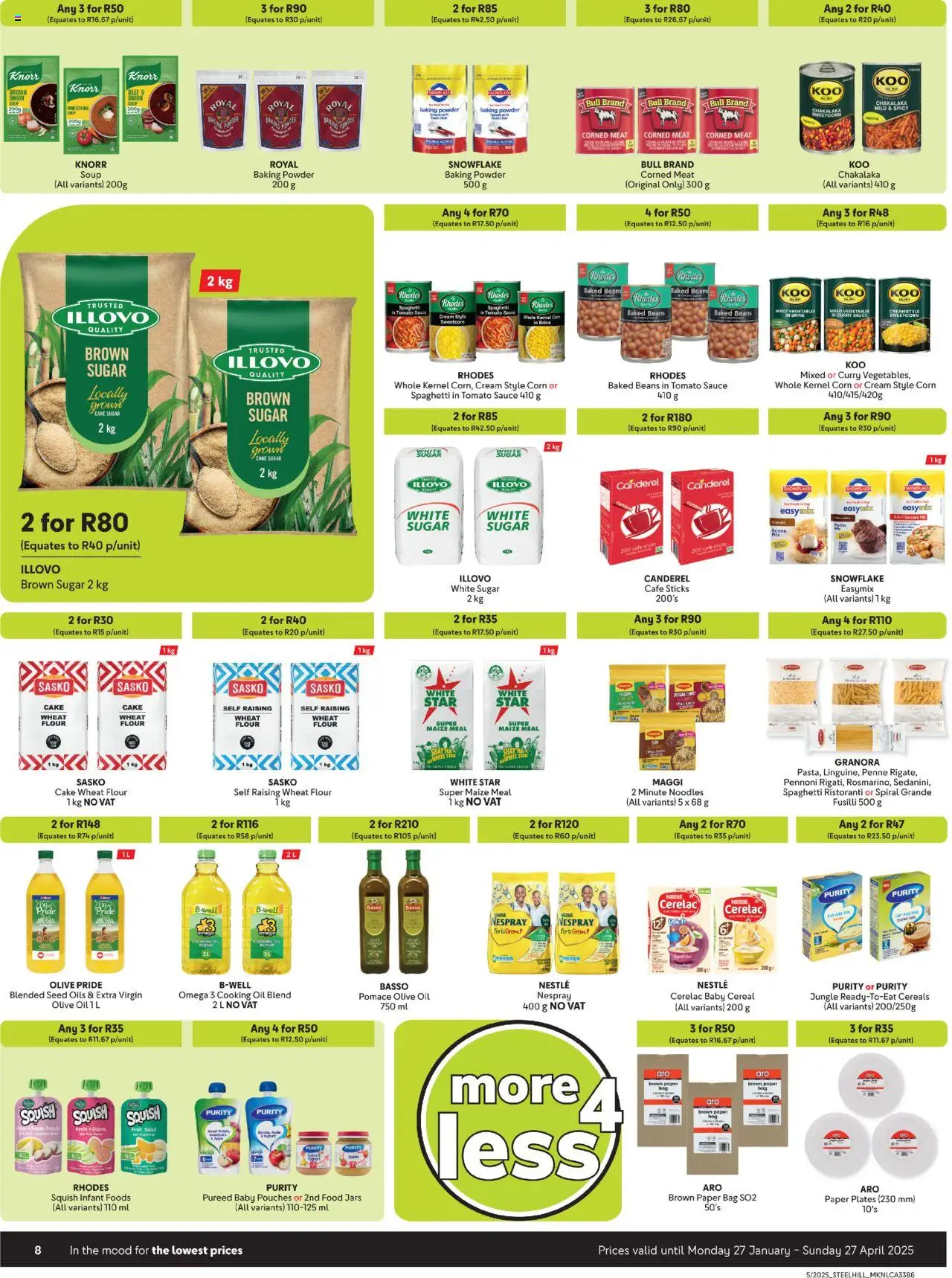 Makro More 4 Less from 27/01 - 27/04/2025 > Promotions - page 8