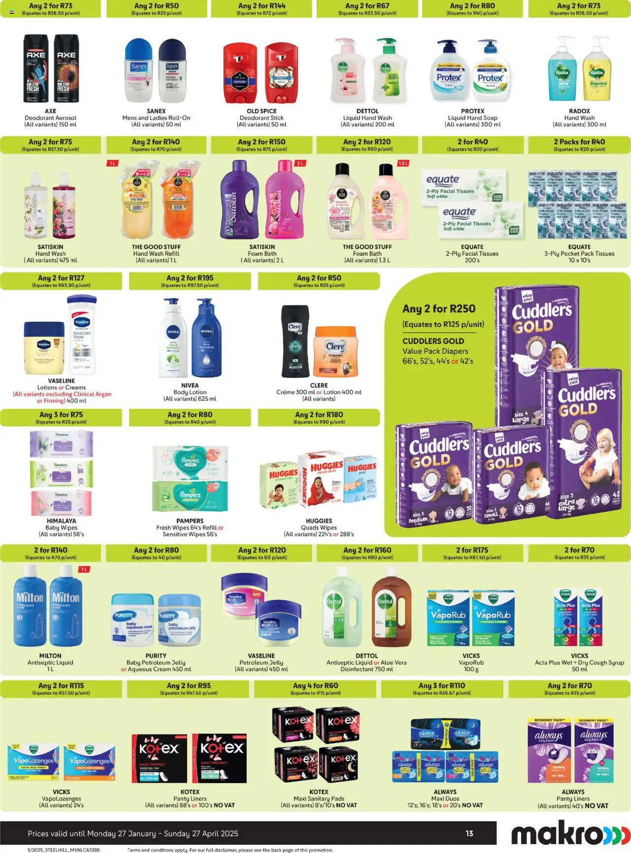 Makro More 4 Less from 27/01 - 27/04/2025 > Promotions - page 13
