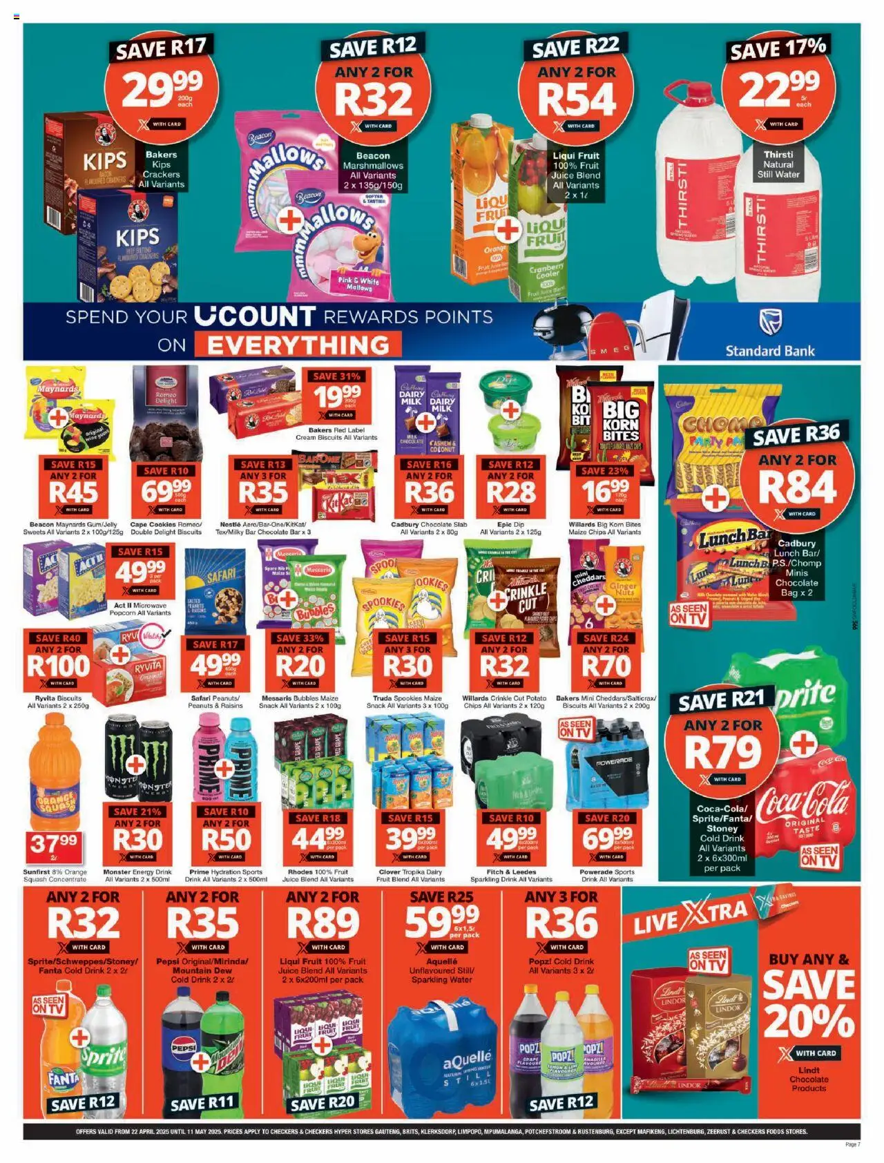 Checkers Gauteng - April Month-End Promotion 22/04 - 11/05/2025 >> Catalogue - page 7