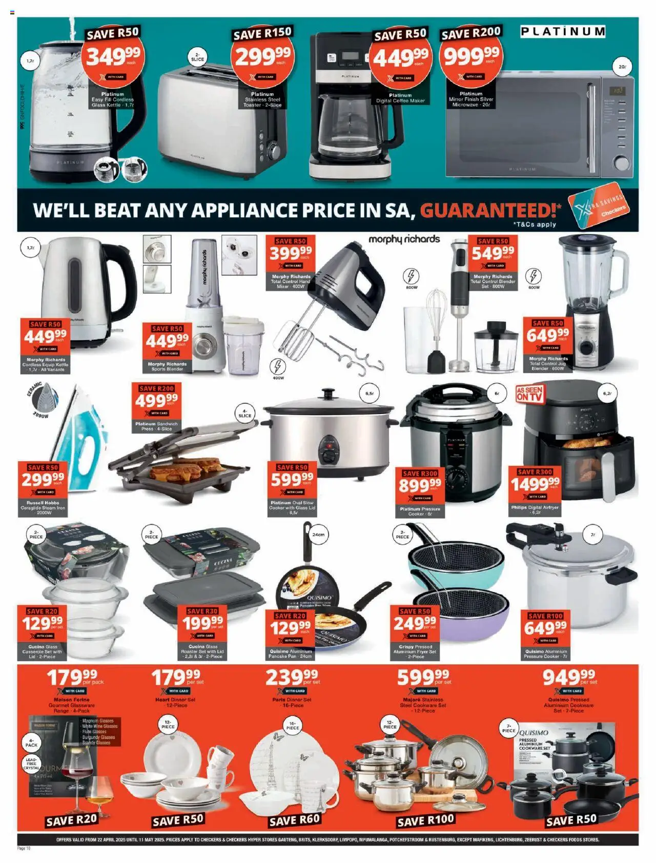 Checkers Gauteng - April Month-End Promotion 22/04 - 11/05/2025 >> Catalogue - page 10