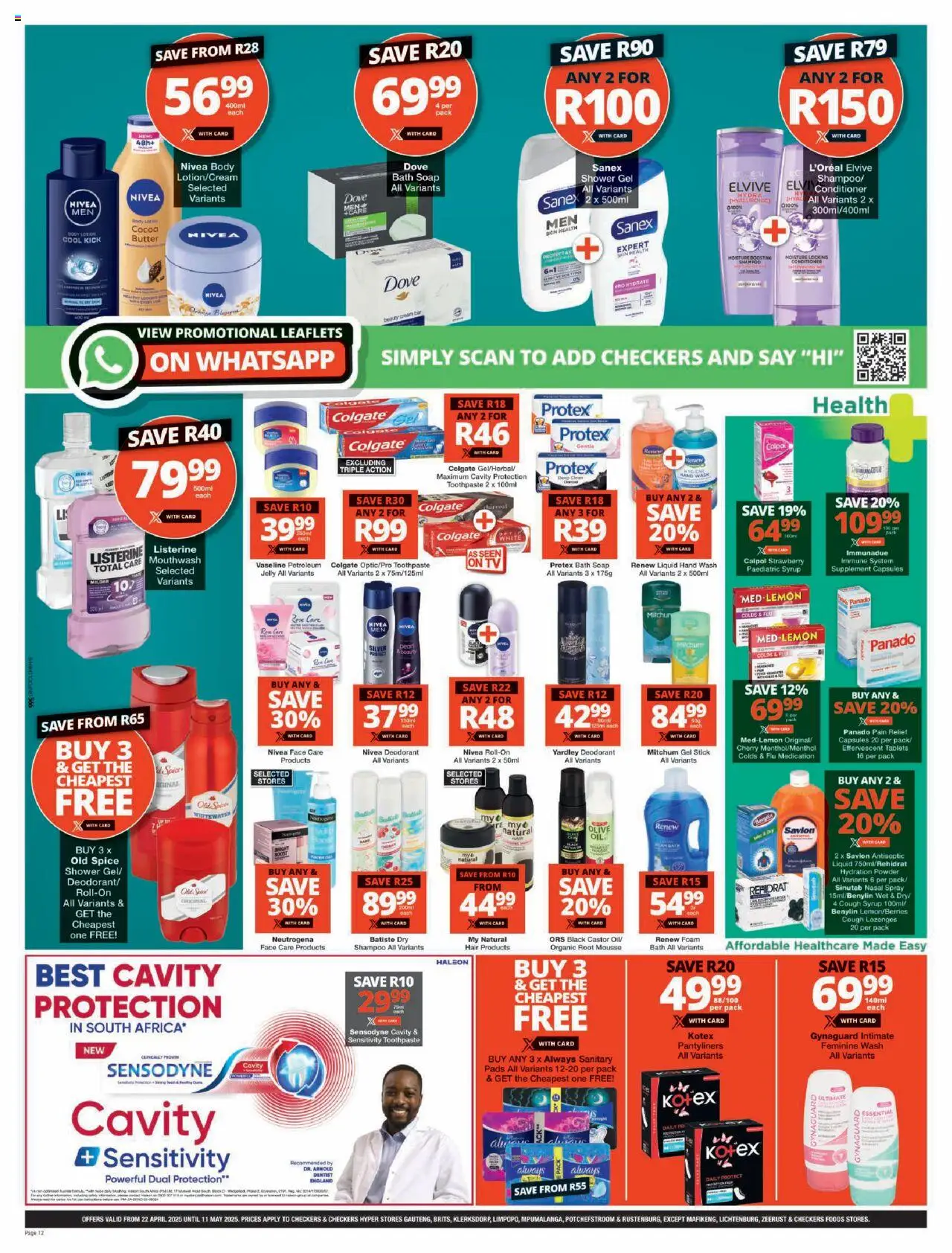 Checkers Gauteng - April Month-End Promotion 22/04 - 11/05/2025 >> Catalogue - page 12