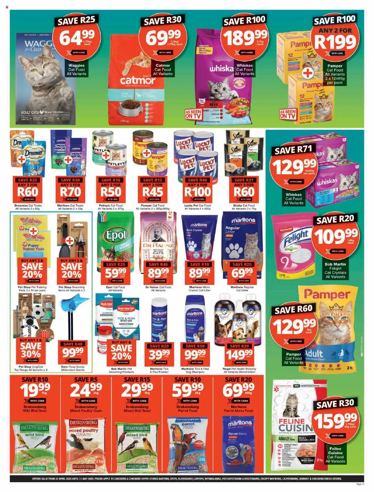 Checkers Gauteng - April Month-End Promotion 22/04 - 11/05/2025 >> Catalogue - page 15