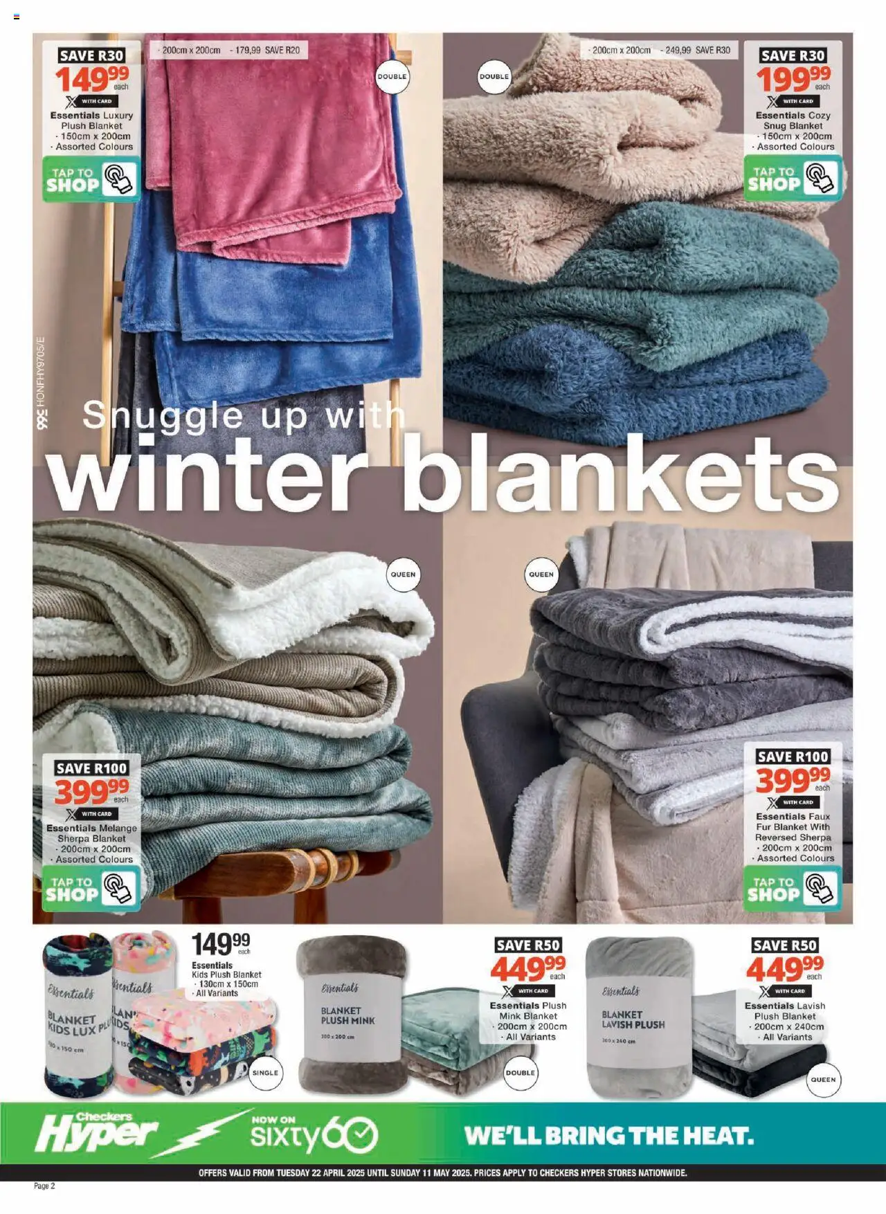 Checkers Hyper Winter Warmers Catalogue 22/04 - 11/05/2025 >> Catalogue - page 2