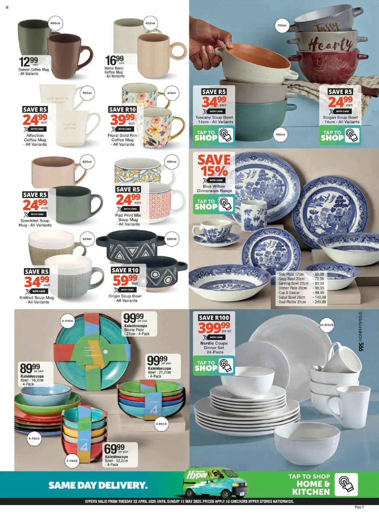 Checkers Hyper Winter Warmers Catalogue 22/04 - 11/05/2025 >> Catalogue - page 5