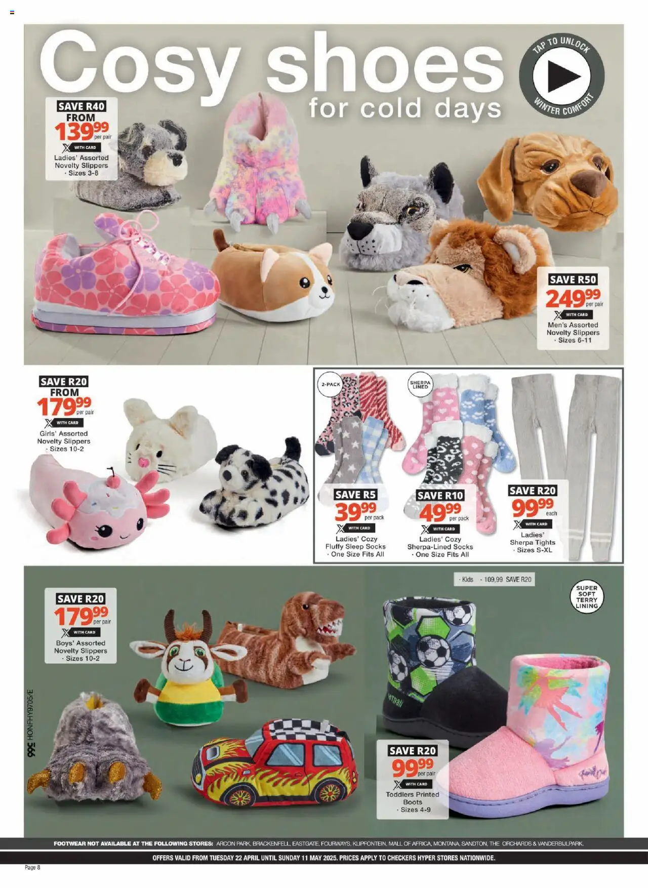 Checkers Hyper Winter Warmers Catalogue 22/04 - 11/05/2025 >> Catalogue - page 8