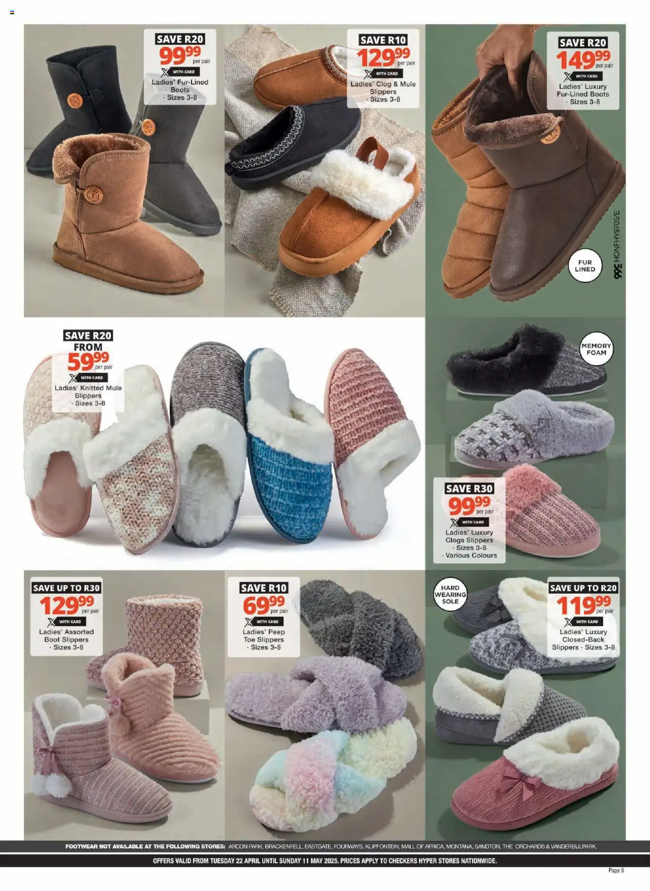 Checkers Hyper Winter Warmers Catalogue 22/04 - 11/05/2025 >> Catalogue - page 9