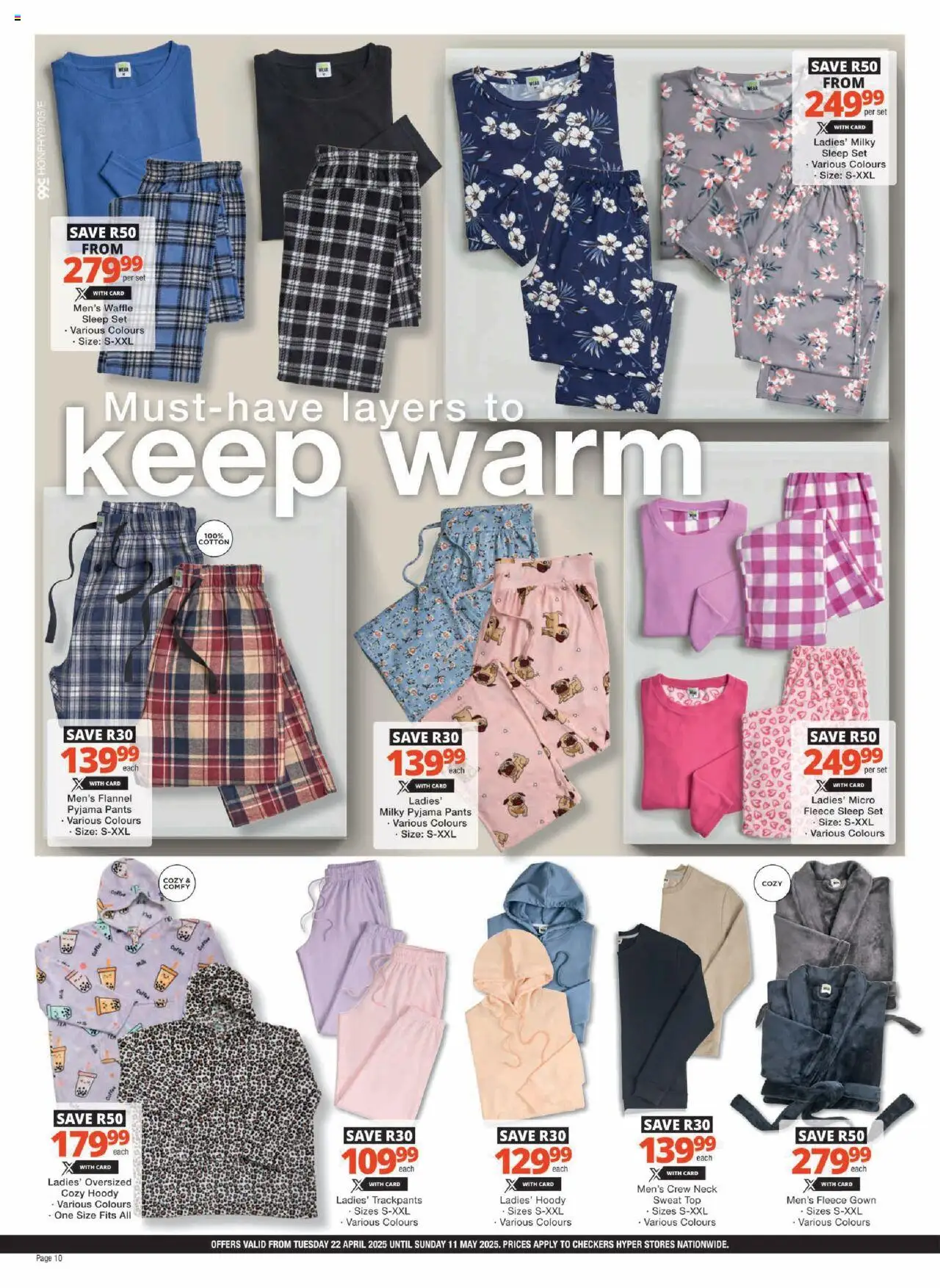 Checkers Hyper Winter Warmers Catalogue 22/04 - 11/05/2025 >> Catalogue - page 10