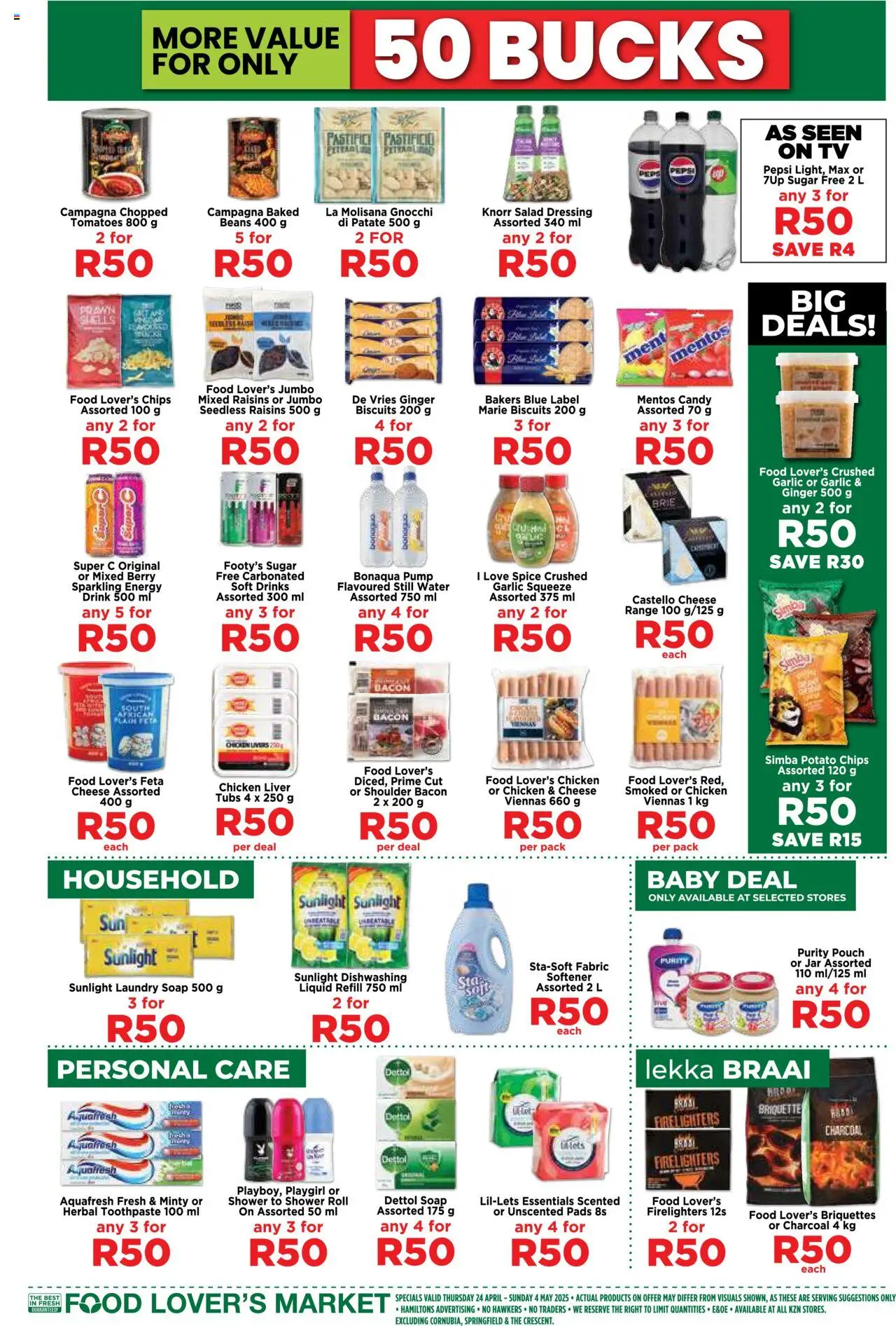 Food Lover's Market KwaZulu-Natal - Weekly Specials from 24/04 - 04/05/2025 > Promotions - page 11