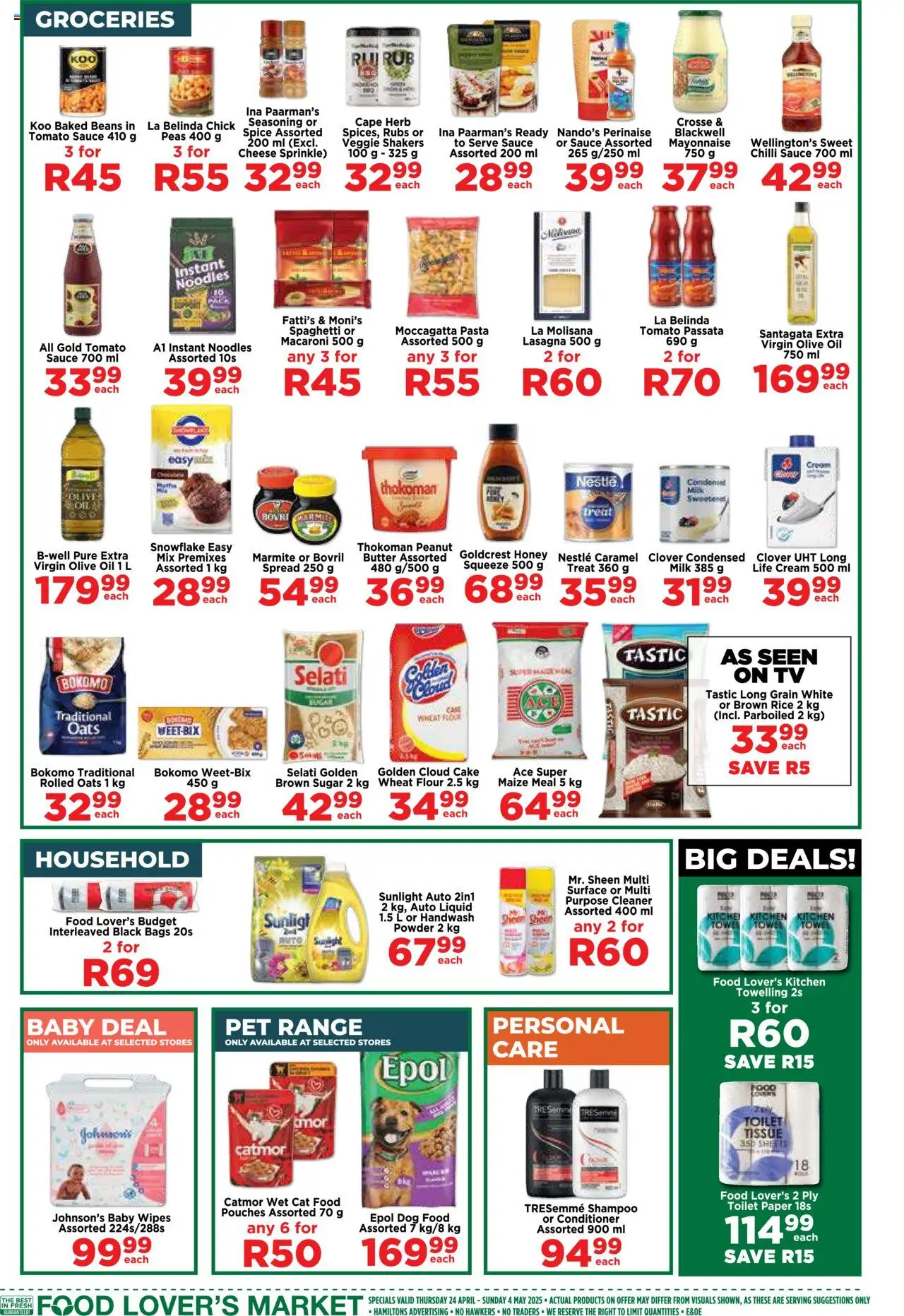 Food Lover's Market Western Cape - Weekly Specials from 24/04 - 04/05/2025 > Promotions - page 10