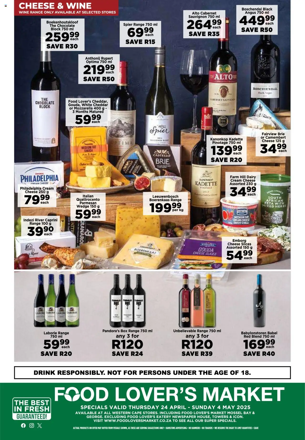 Food Lover's Market Western Cape - Weekly Specials from 24/04 - 04/05/2025 > Promotions - page 12