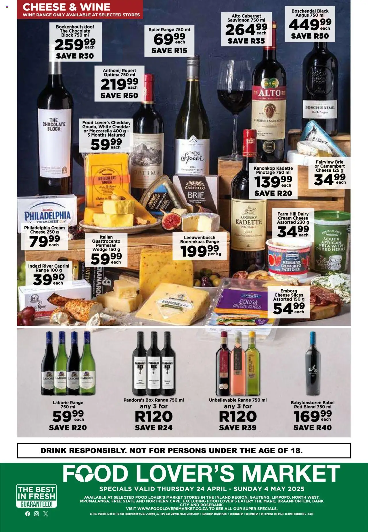 Food Lover's Market Inland Provinces - Weekly Specials from 24/04 - 04/05/2025 > Promotions - page 12
