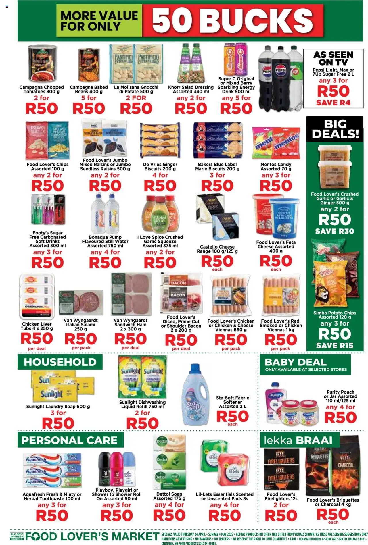 Food Lover's Market Inland Provinces - Weekly Specials from 24/04 - 04/05/2025 > Promotions - page 11