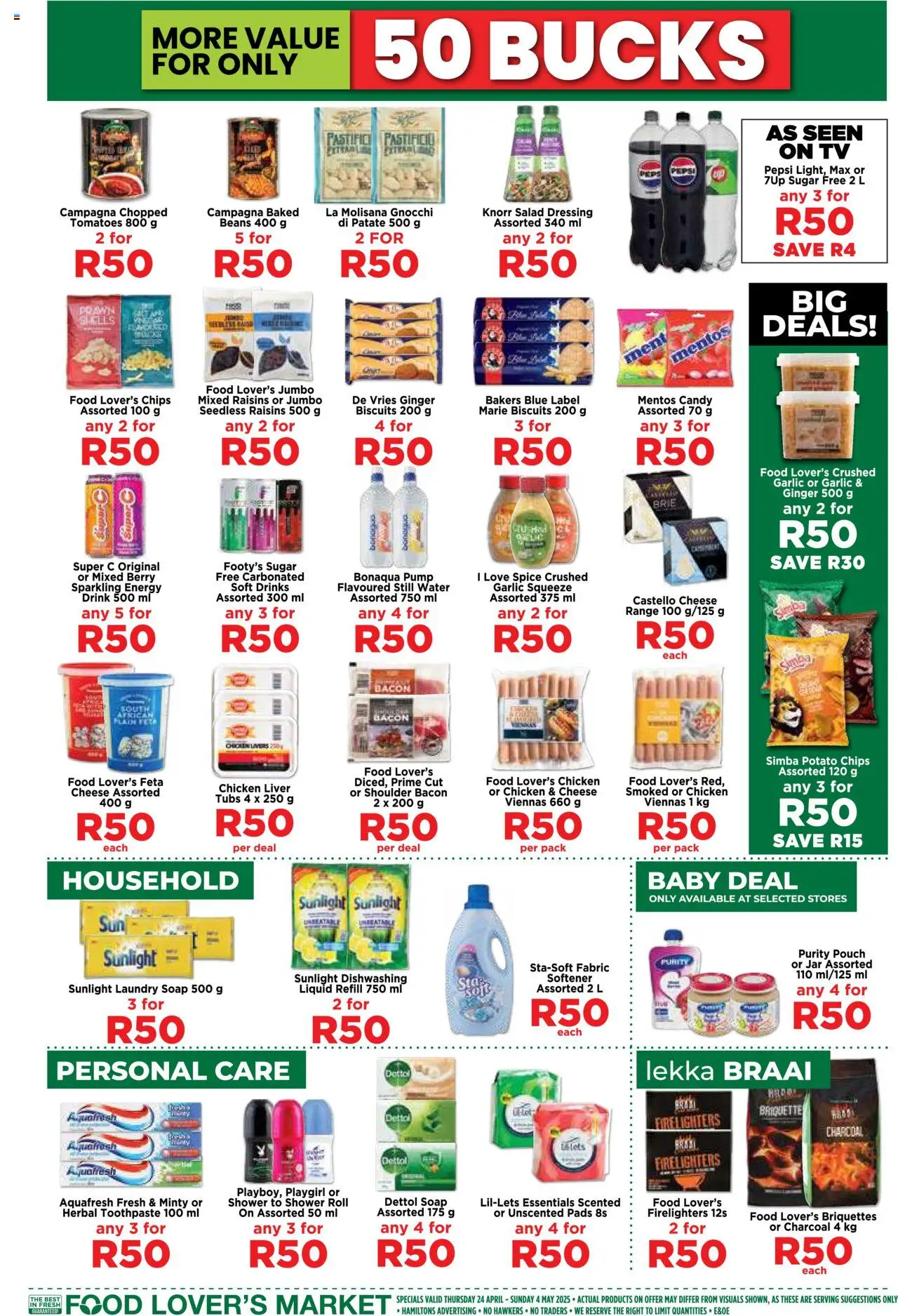 Food Lover's Market Eastern Cape - Weekly Specials from 24/04 - 04/05/2025 > Promotions - page 11