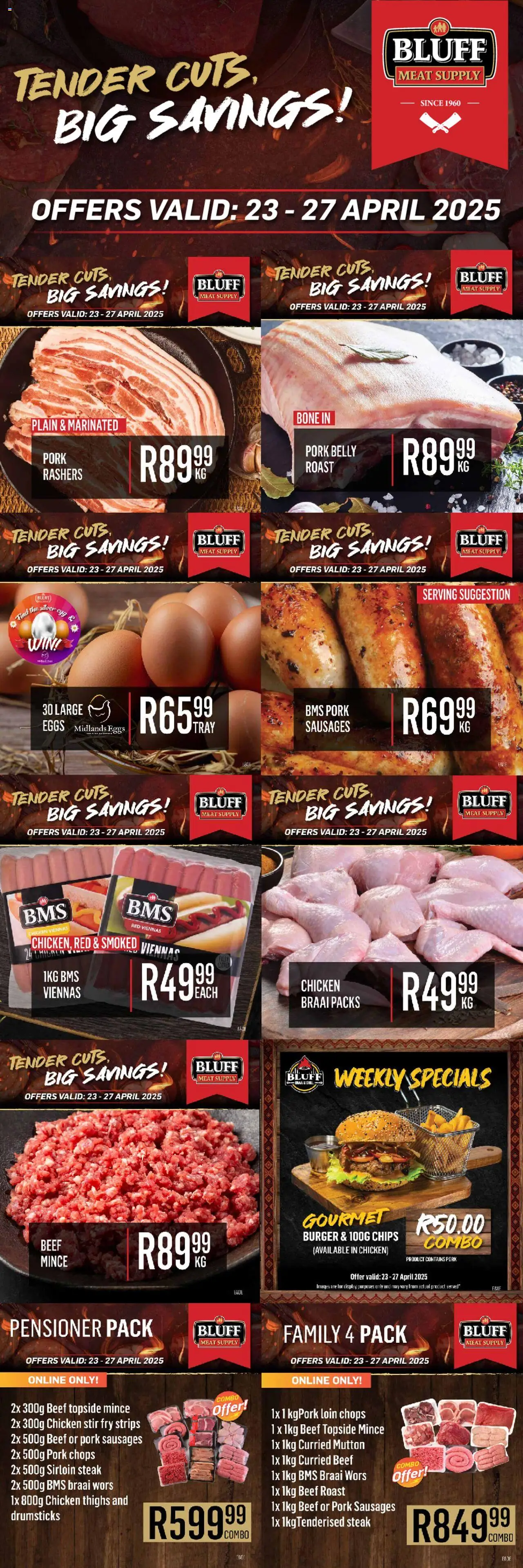 Bluff Meat Supply Tender cuts, Big Savings! from 23/04 - 27/04/2025 > Promotions