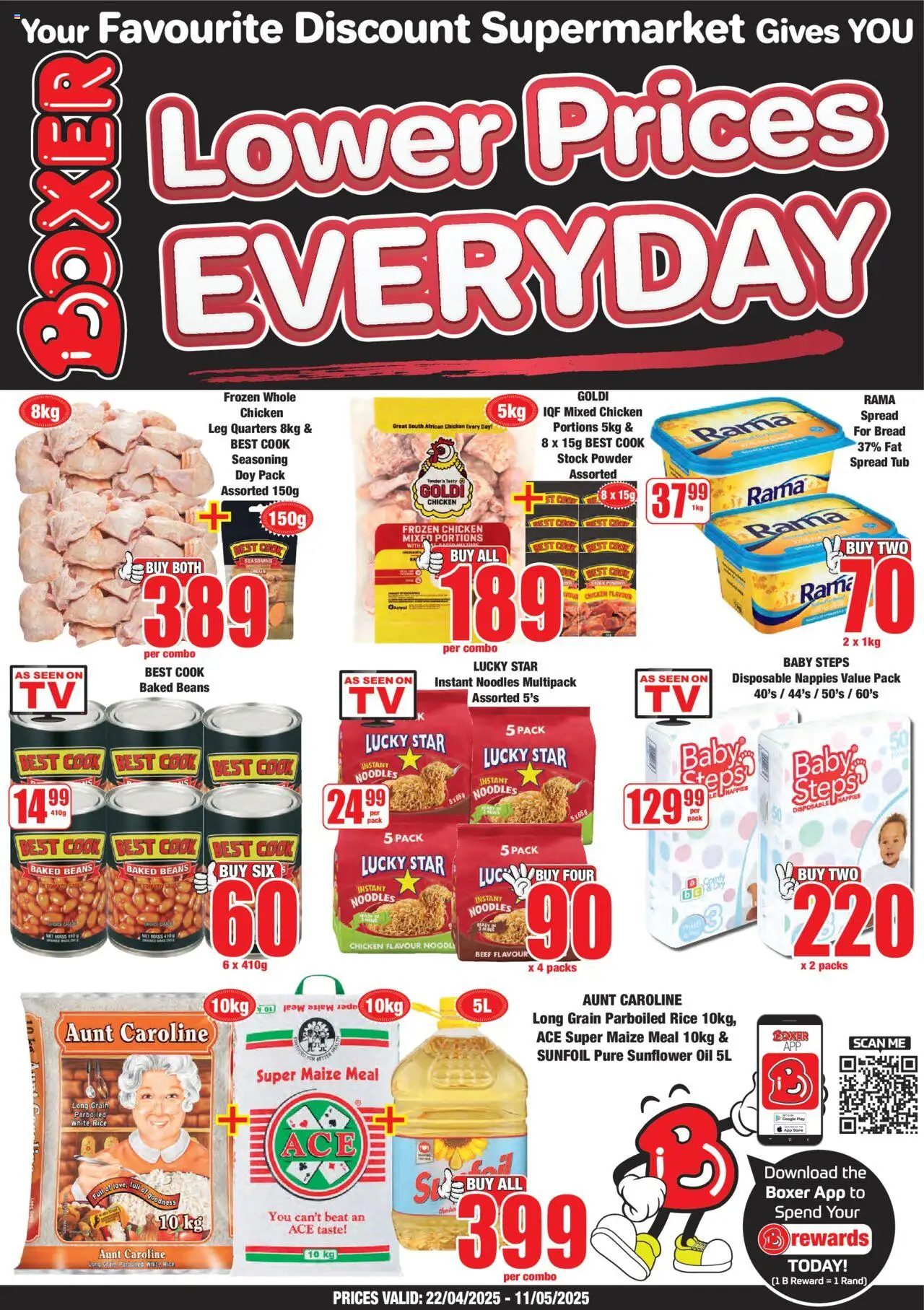Boxer Specials from 22/04 - 11/05/2025 > Promotions