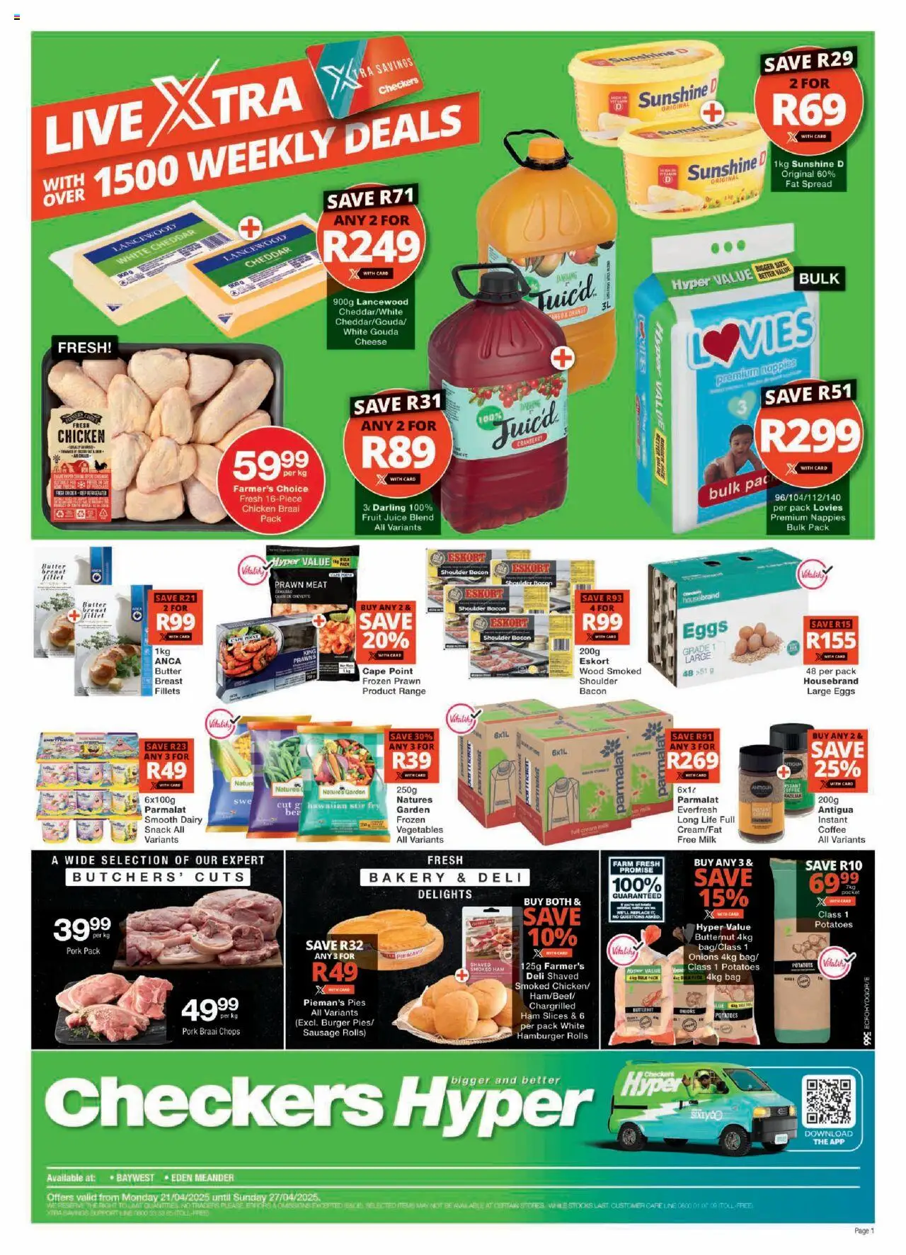 Checkers Eastern Cape - Hyper April Month-End Promotion 21/04 - 27/04/2025 >> Catalogue
