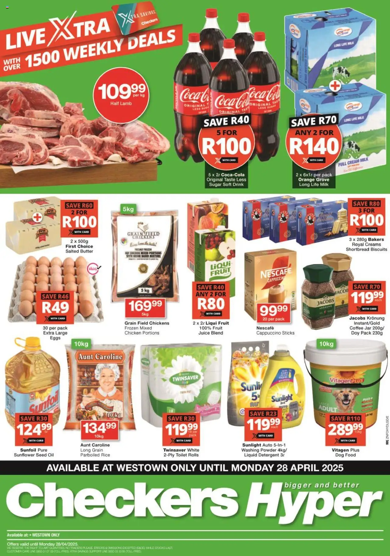 Checkers KwaZulu-Natal - Hyper Westown Weekly Deals 24/04 - 28/04/2025 >> Catalogue