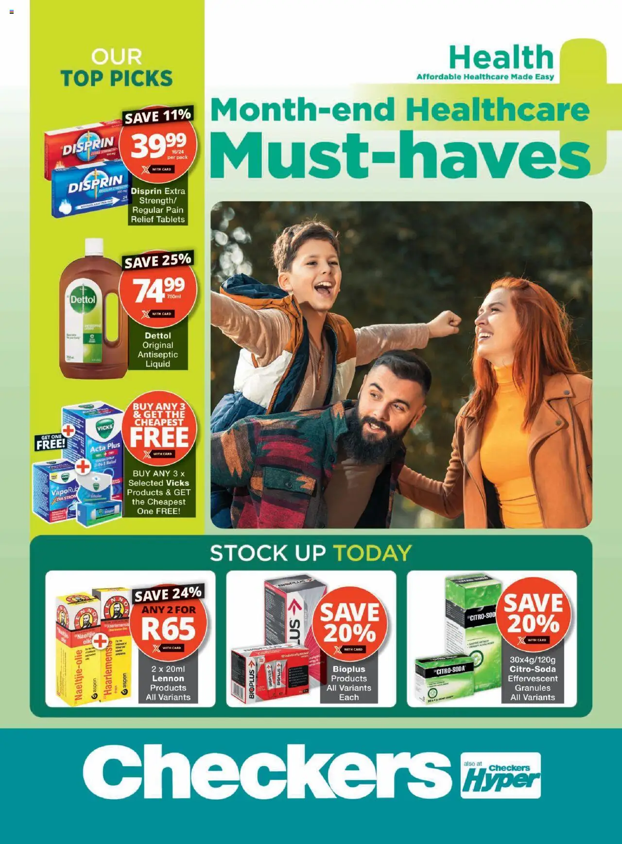 Checkers Medirite April Month-End Promotion 24/04 - 11/05/2025 >> Catalogue