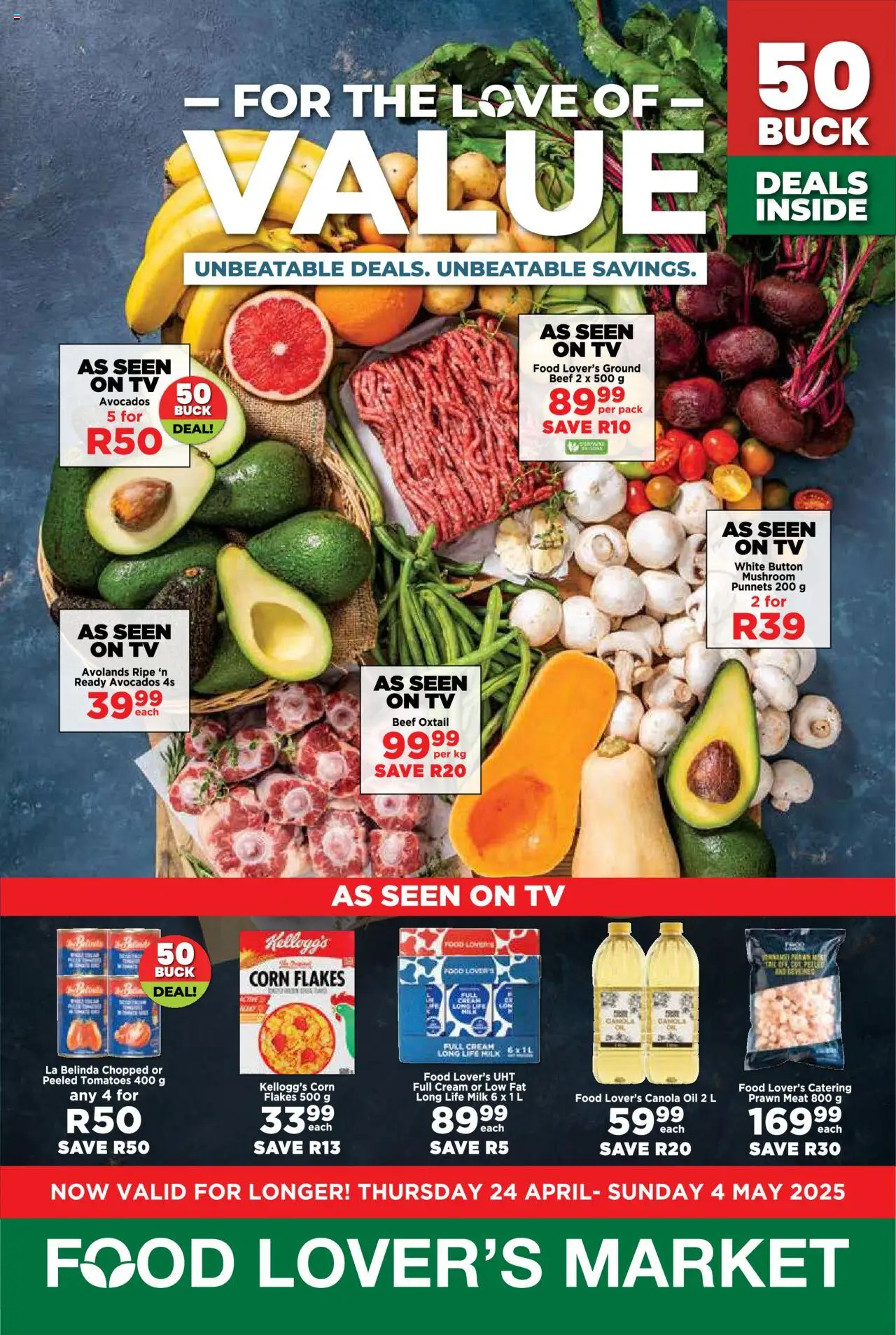 Food Lover's Market Inland Provinces - Weekly Specials from 24/04 - 04/05/2025