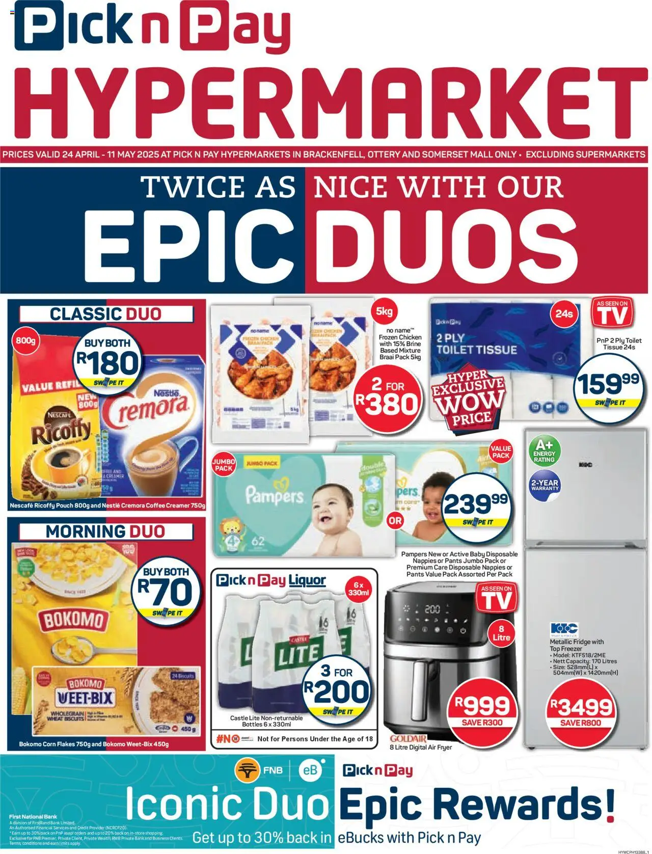 Pick n Pay Western Cape - Hyper Specials from 24/04 - 11/05/2025