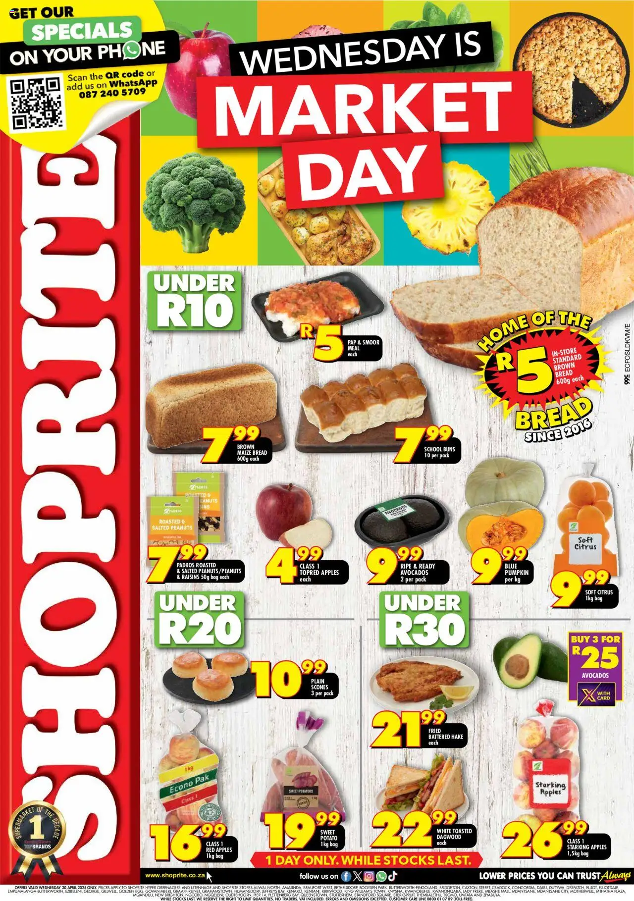 Shoprite Eastern Cape - Market Day Deals 30/04 - 30/04/2025