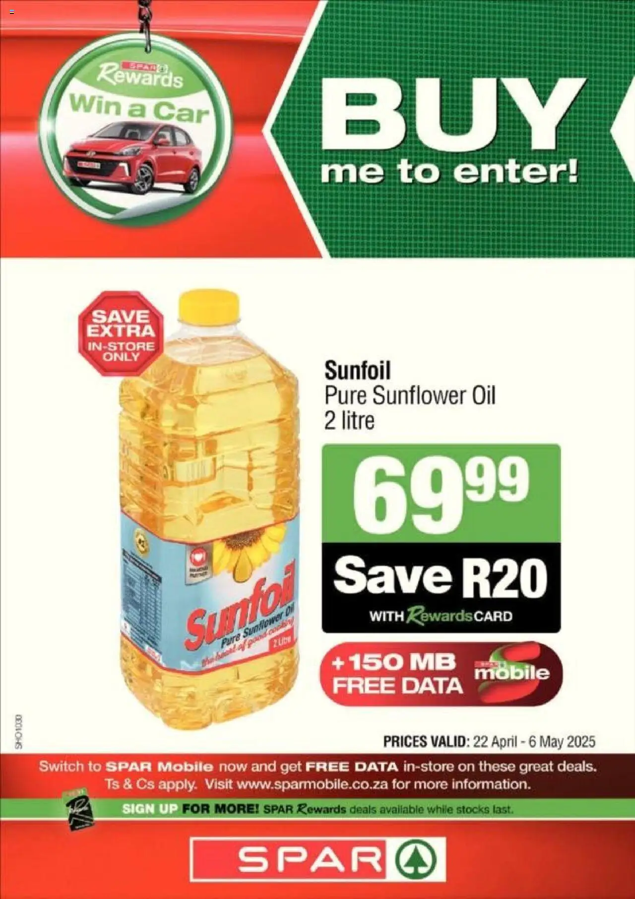 Spar Specials from 22/04 - 06/05/2025 > Promotions