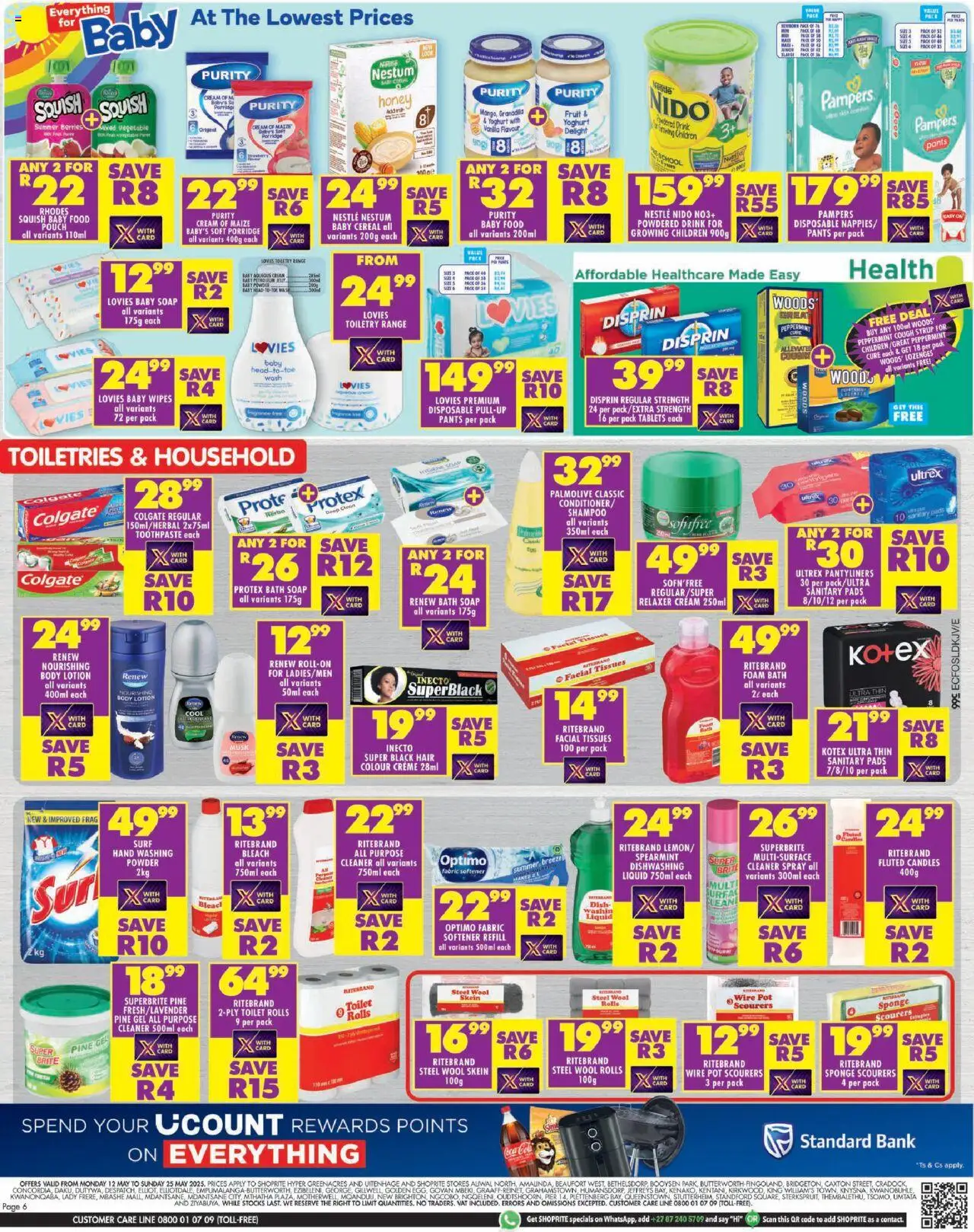 Shoprite Eastern Cape - Ritebrand Savings 12/05 - 25/05/2025 >> Catalogue - page 6
