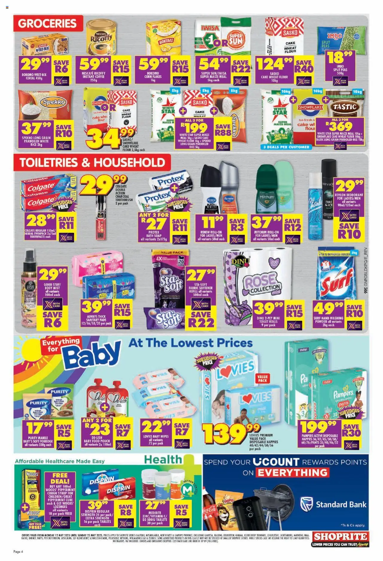 Shoprite Gauteng - Ritebrand Savings 12/05 - 25/05/2025 >> Catalogue - page 4