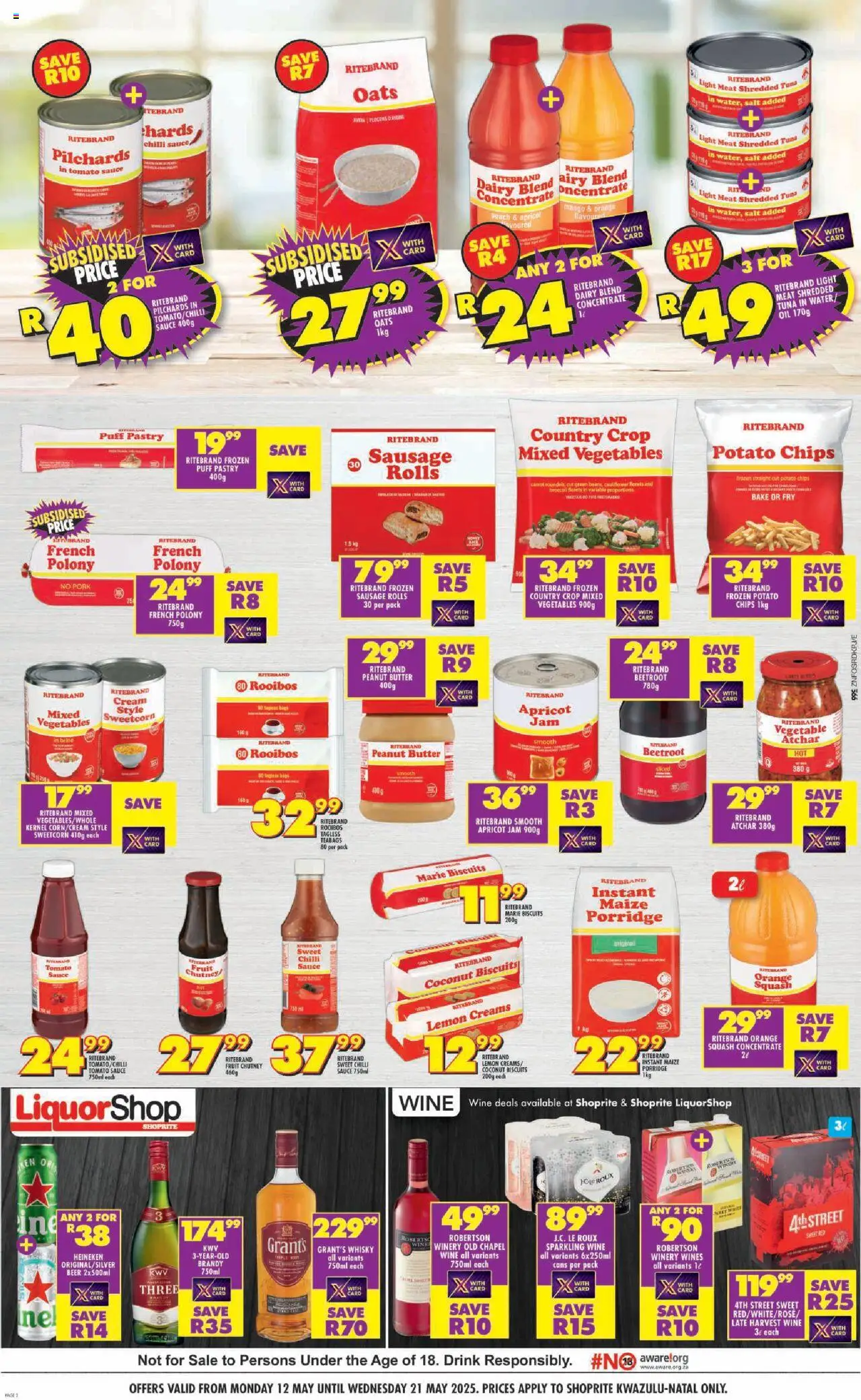 Shoprite Specials 12/05 - 21/05/2025 >> Catalogue - page 2