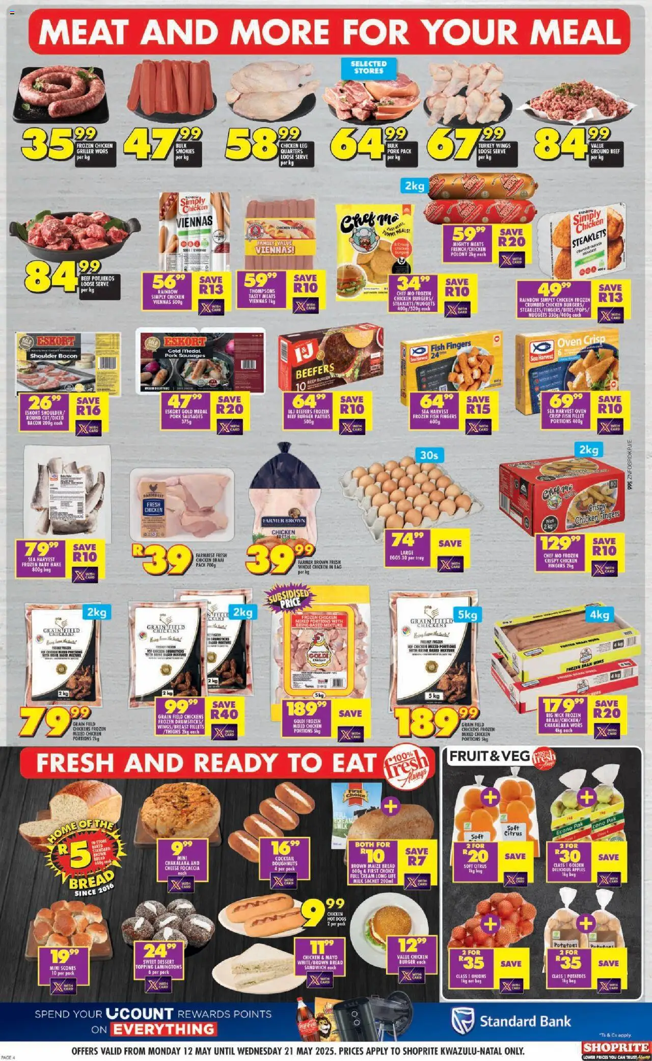 Shoprite Specials 12/05 - 21/05/2025 >> Catalogue - page 4