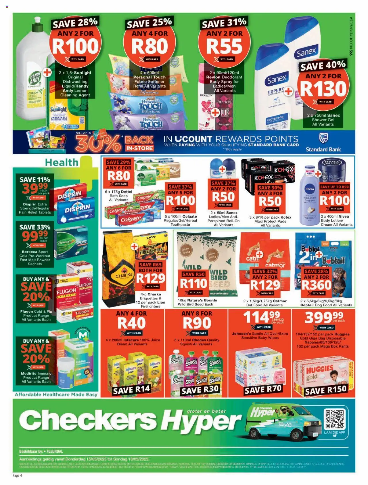 Checkers Northern Cape - May Mid-Month Promotion 15/05 - 18/05/2025 >> Catalogue - page 4