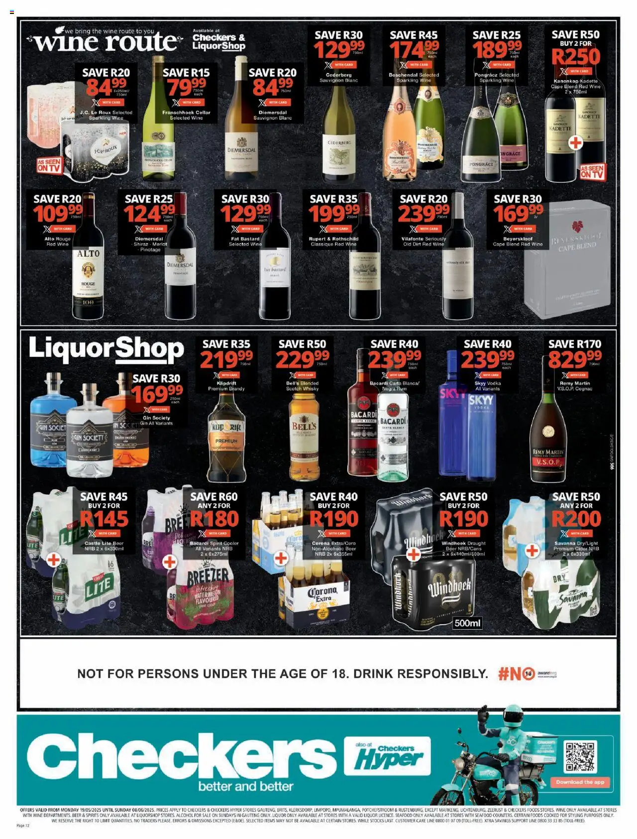 Checkers Gauteng - Month-End Promotion 19/05 - 08/06/2025 >> Catalogue - page 12