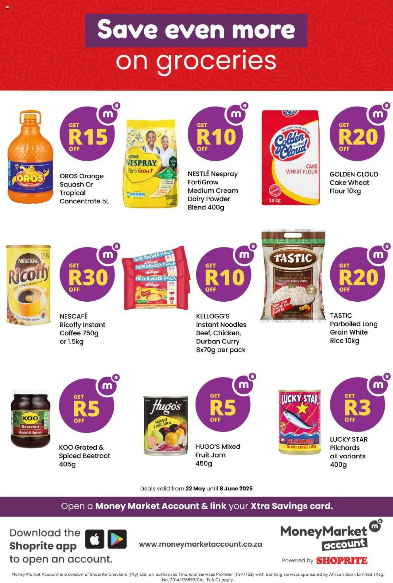 Shoprite Money Market Exclusive Deals 22/05 - 08/06/2025 >> Catalogue - page 3