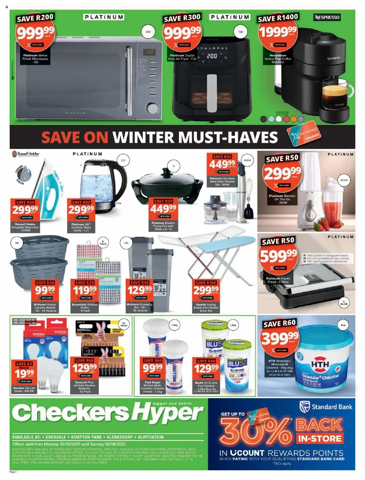 Checkers Gauteng - Hyper May Month-End Promotion Selected Stores 26/05 - 08/06/2025 >> Catalogue - page 4