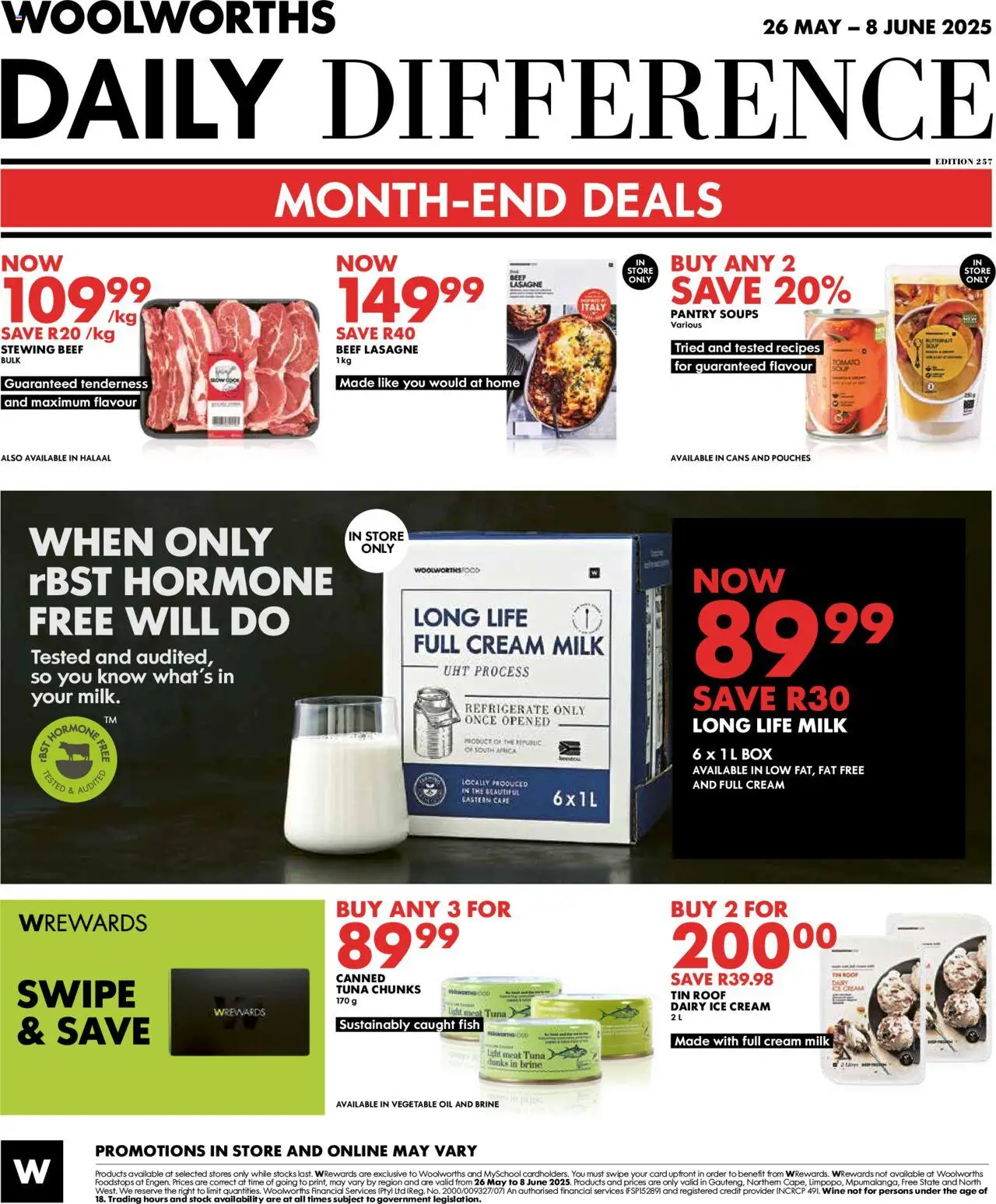 Woolworths Daily Difference - Gauteng from 26/05 - 08/06/2025 > Promotions - page 12